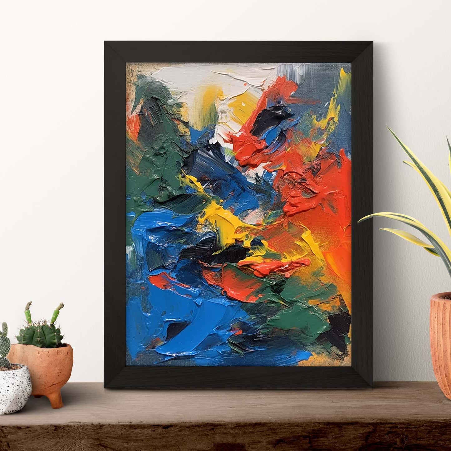 Póster de Pintura Abstracta Energética