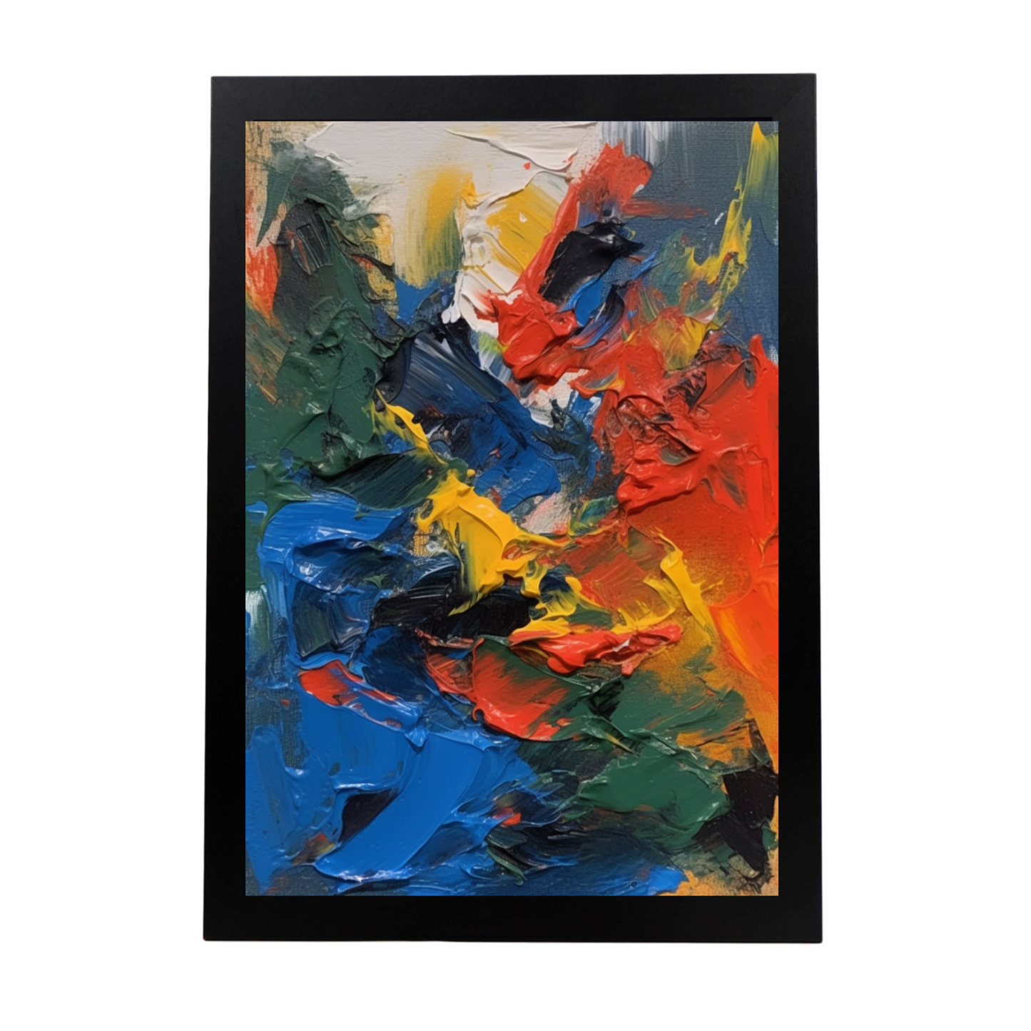 Póster de Pintura Abstracta Energética