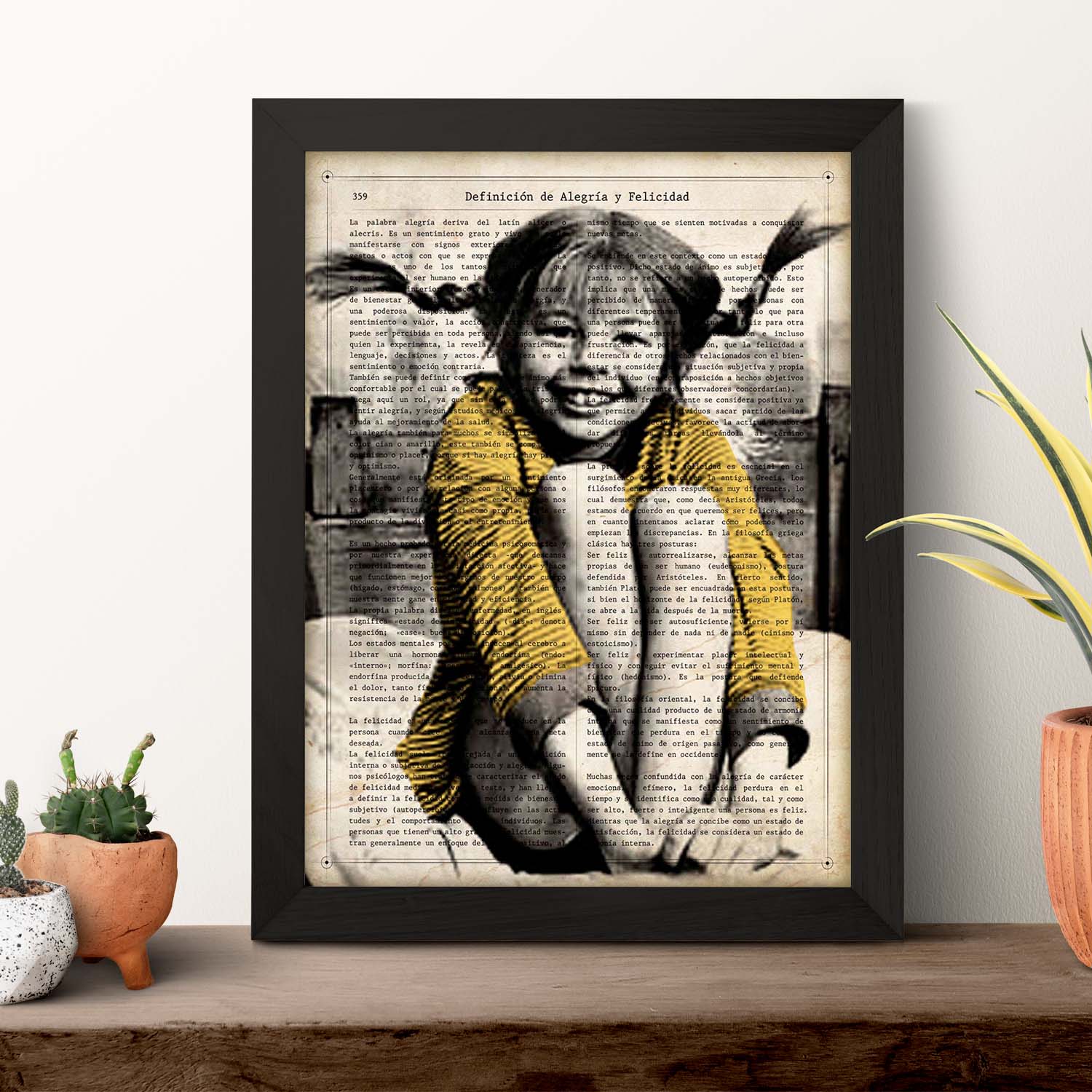 Poster de Pippi Langstrumpf blanco y negro. Láminas de personajes importantes. Posters de músicos, actores, inventores, exploradores, ...-Artwork-Nacnic-Nacnic Estudio SL