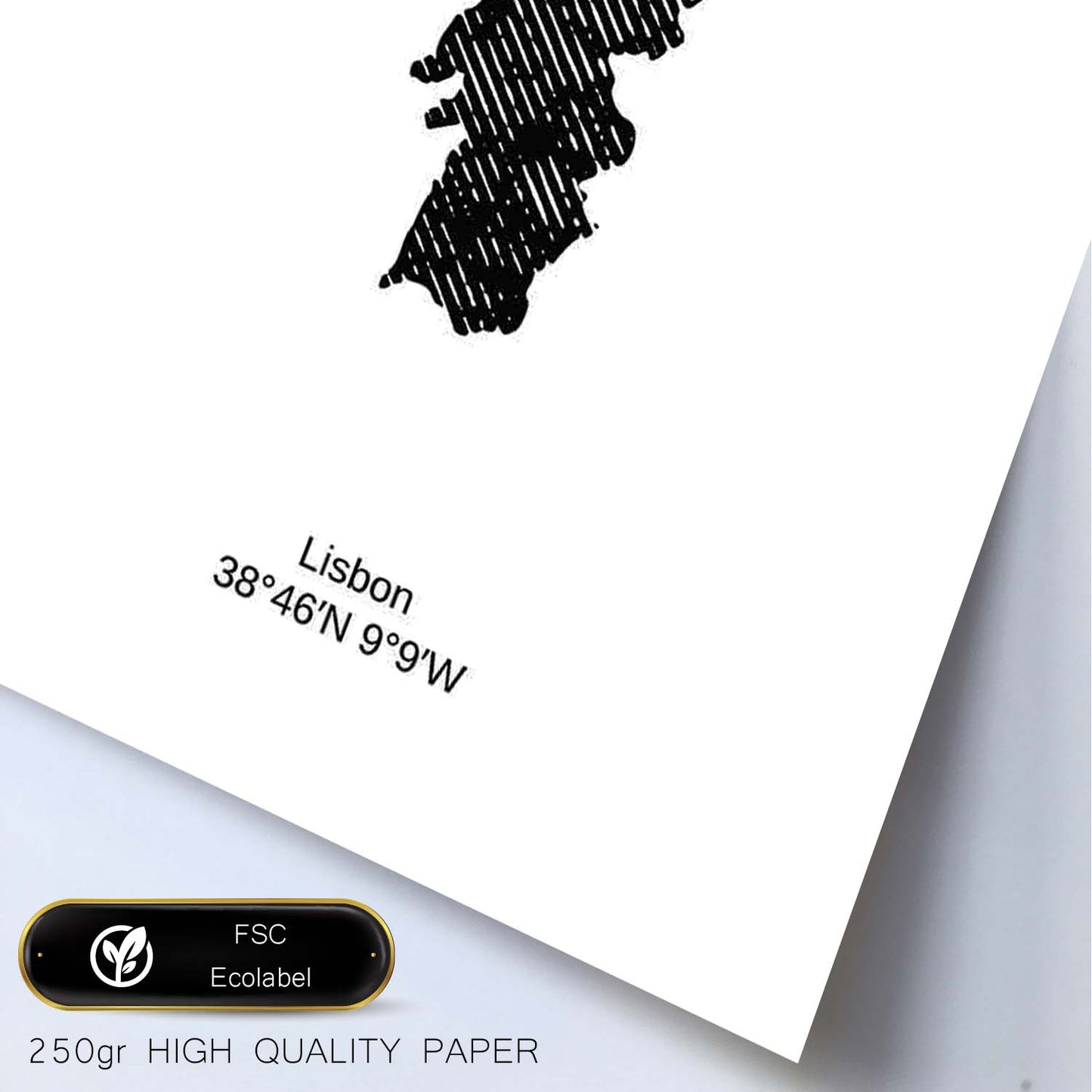 Poster de Portugal. Láminas de paises y continentes del mundo.-Artwork-Nacnic-Nacnic Estudio SL