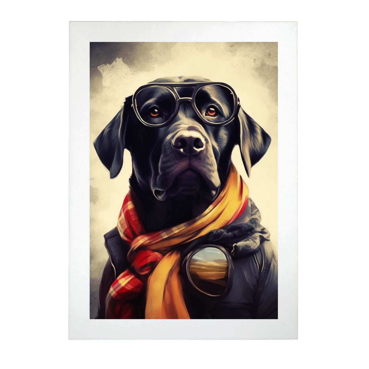 Póster de Mascota en Estilo
