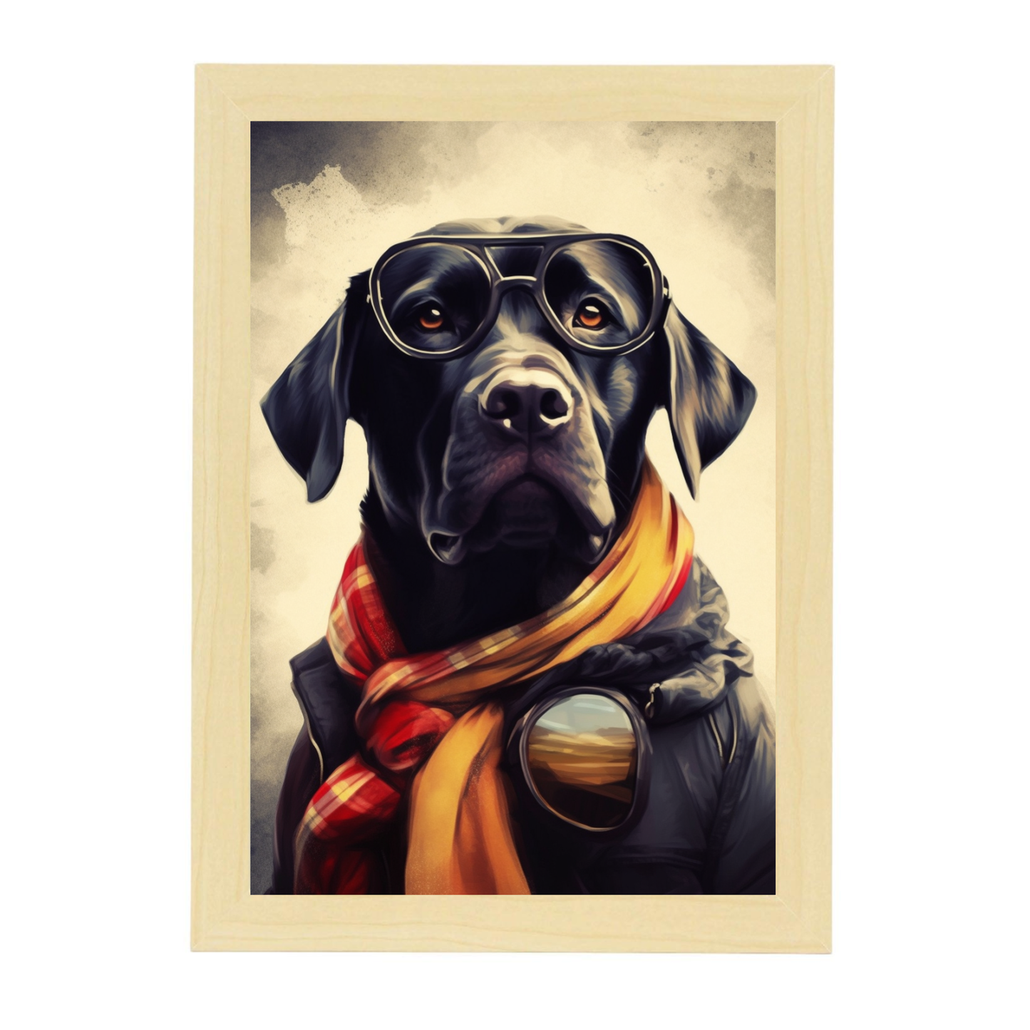 Póster de Mascota en Estilo