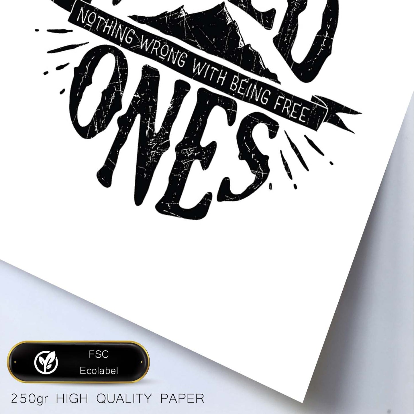 Poster de Salvajes. Lámina decorativa de diseño.-Artwork-Nacnic-Nacnic Estudio SL