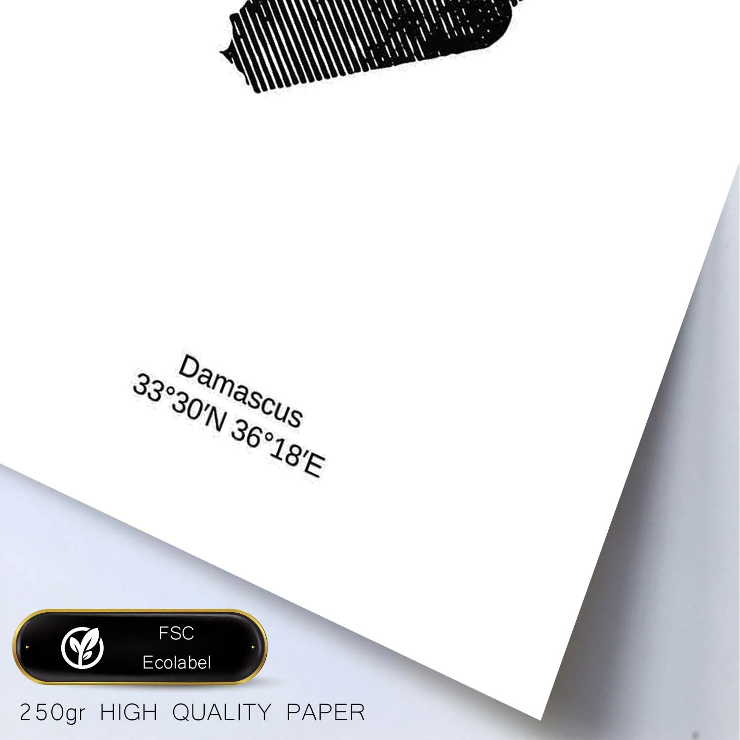 Poster de Siria. Láminas de paises y continentes del mundo.-Artwork-Nacnic-Nacnic Estudio SL