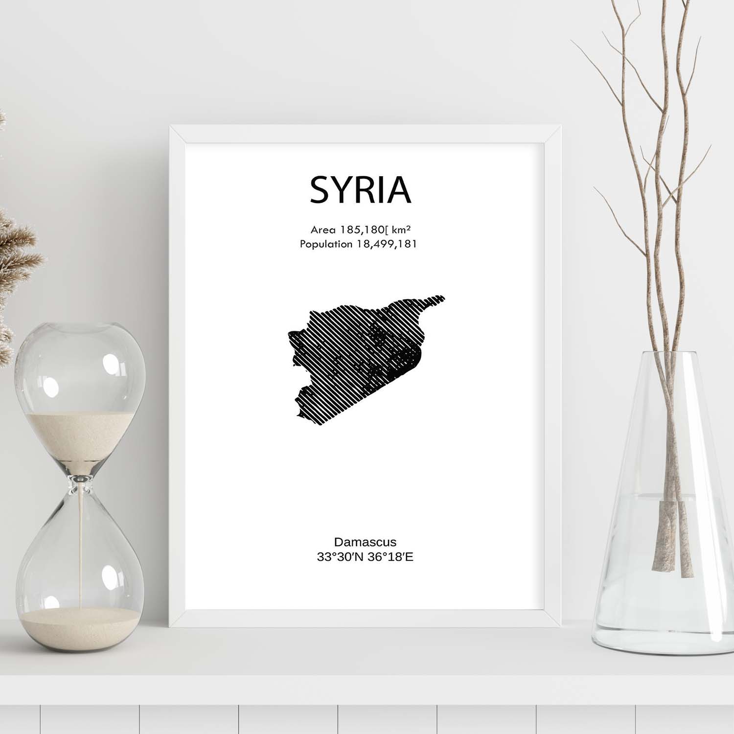 Poster de Siria. Láminas de paises y continentes del mundo.-Artwork-Nacnic-Nacnic Estudio SL