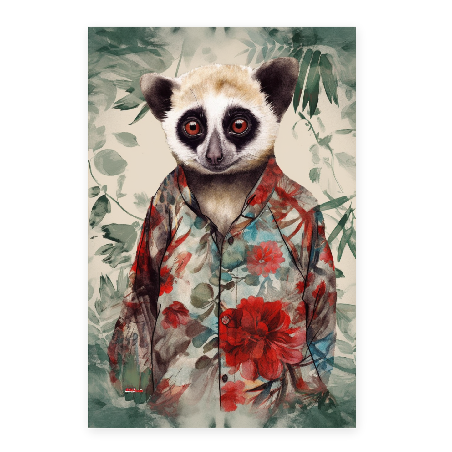 Póster de Slow Lorises de Moda