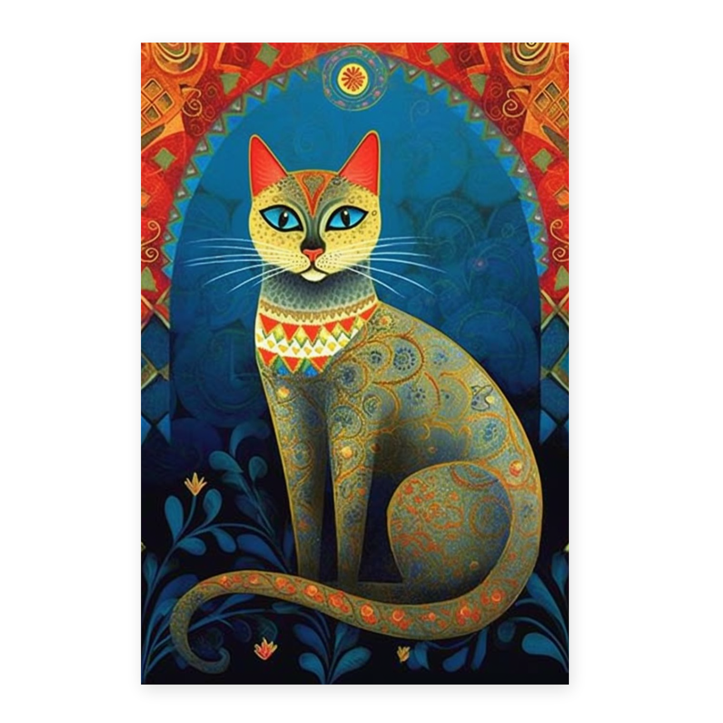 Póster de Tarot Colorido por Rosina Wachtmeister