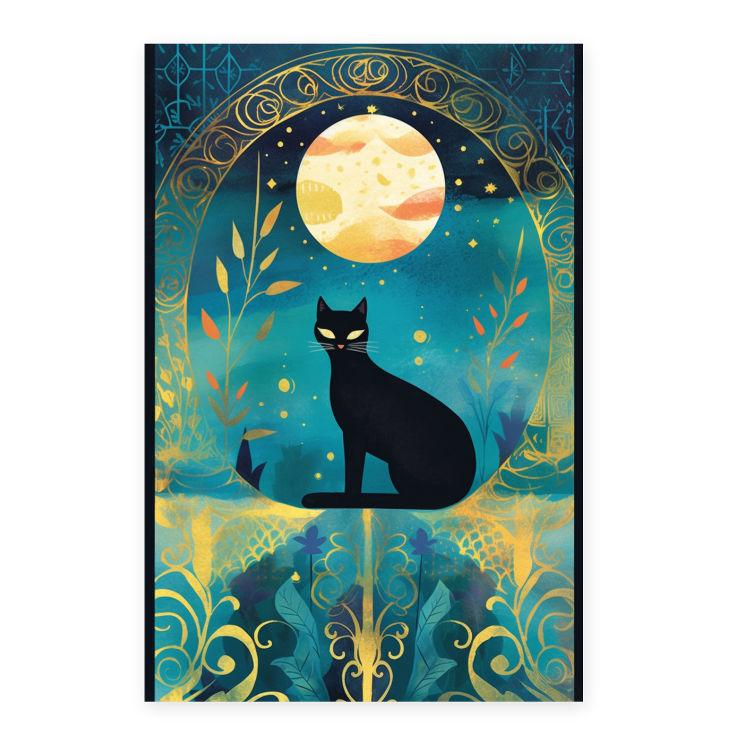 Póster de Tarot Colorido Rosina Wachtmeister