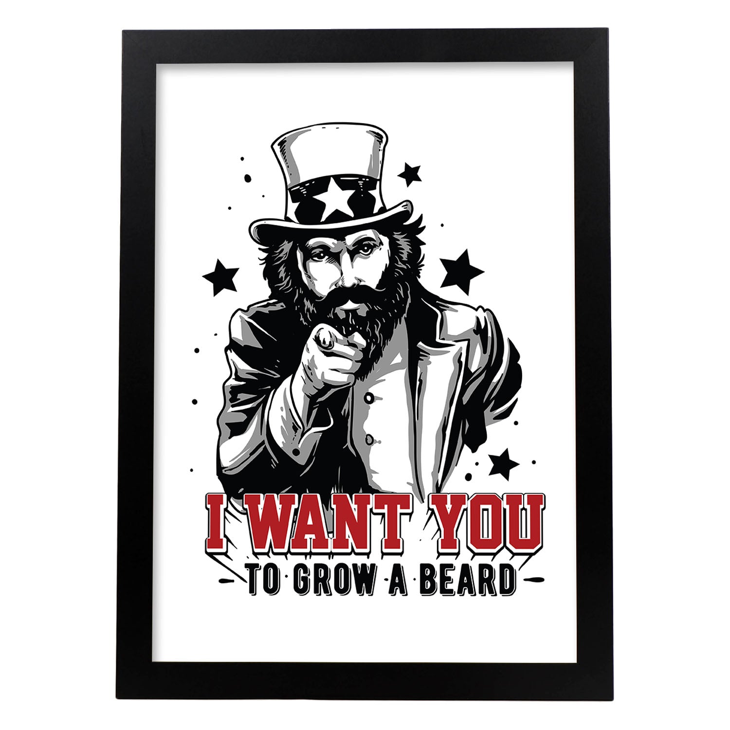 Poster de Te quiero a ti. Lámina decorativa de diseño.-Artwork-Nacnic-A3-Marco Negro-Nacnic Estudio SL