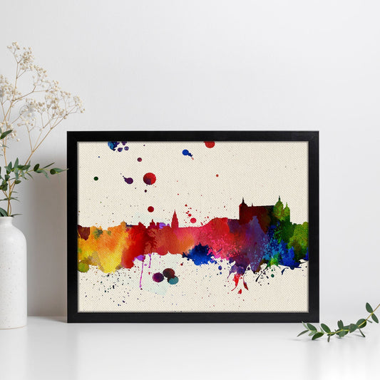 Poster de Toledo. Láminas e ilustraciones de ciudades, comunidades, y mapas de España.-Artwork-Nacnic-Nacnic Estudio SL