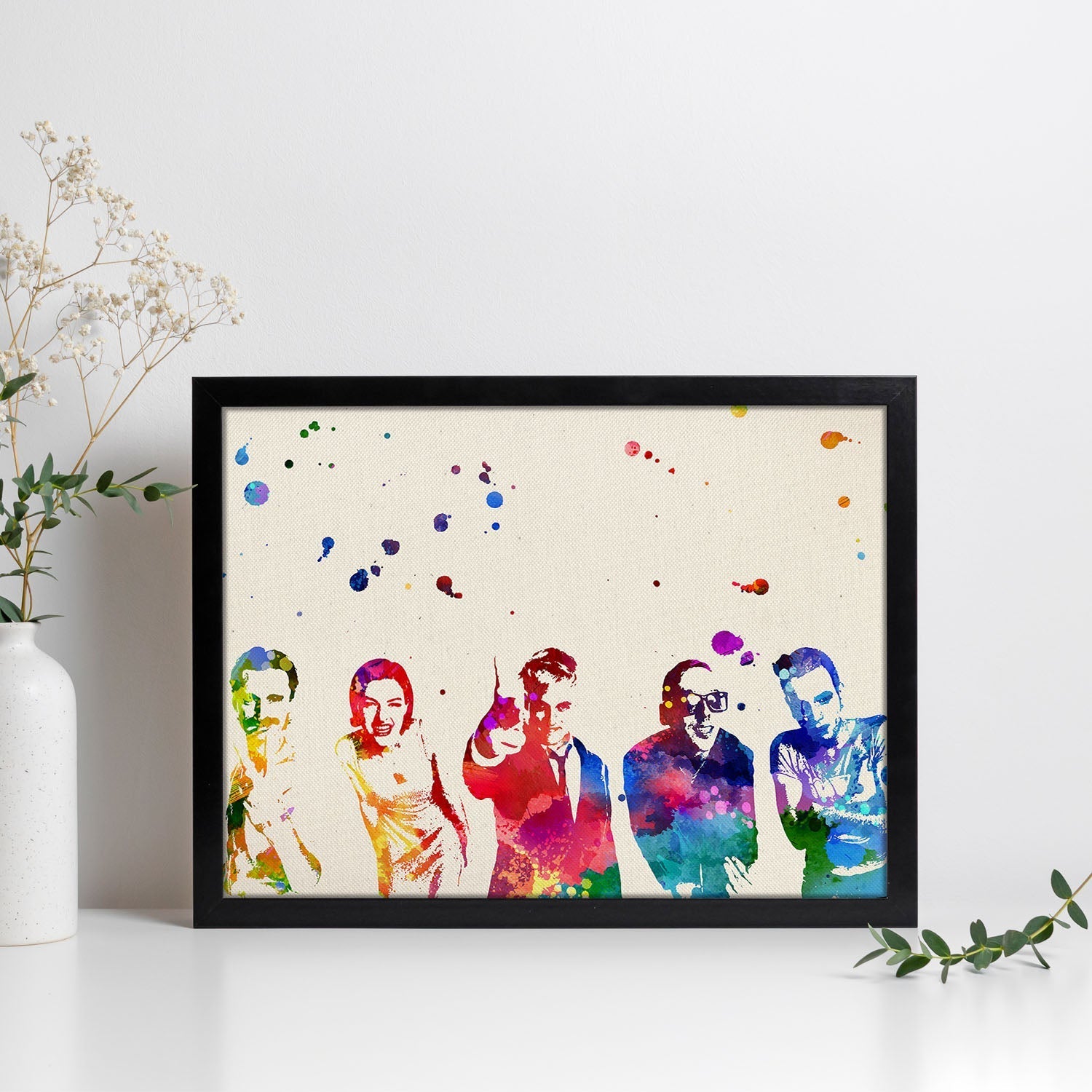 Poster de Trainspotting. Láminas de cine, películas, y actores. Posters de películas antiguas con estilo acuarela.-Artwork-Nacnic-Nacnic Estudio SL