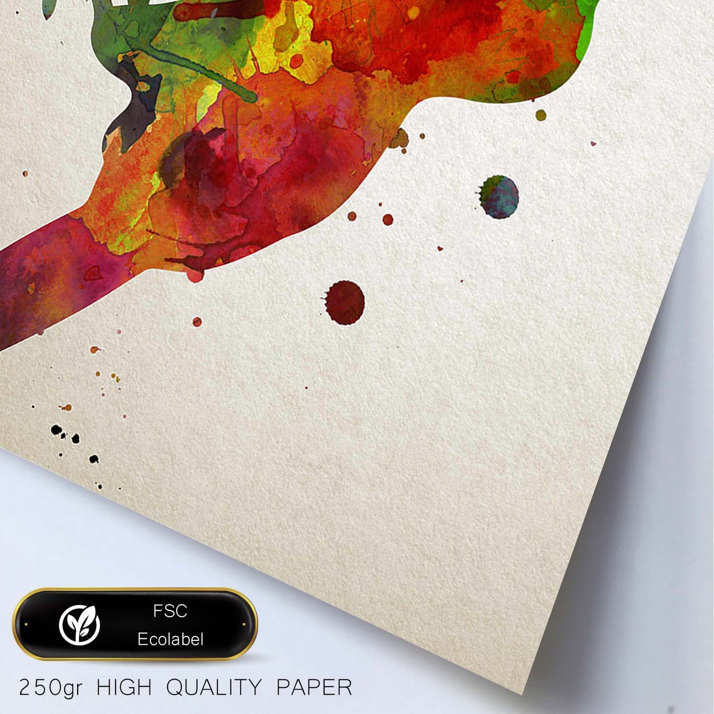 Poster de Tucán estilo acuarela. Láminas de animales con estilo acuarela-Artwork-Nacnic-Nacnic Estudio SL