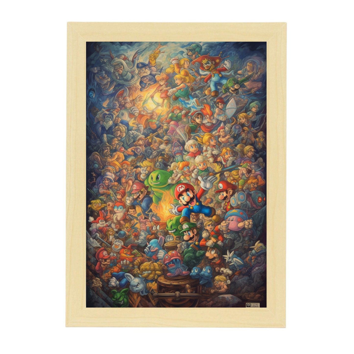 Póster de Pintura al Óleo con Compi