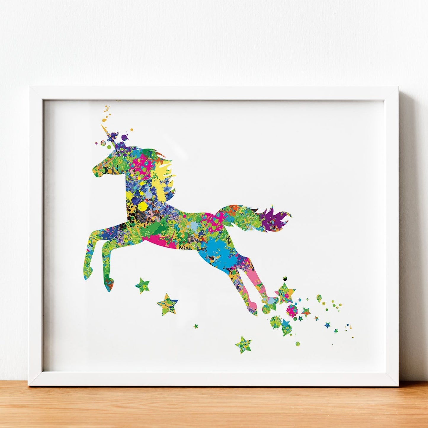 Poster de Unicornio estilo acuarela. Mix de láminas con estilo acuarela-Artwork-Nacnic-Nacnic Estudio SL