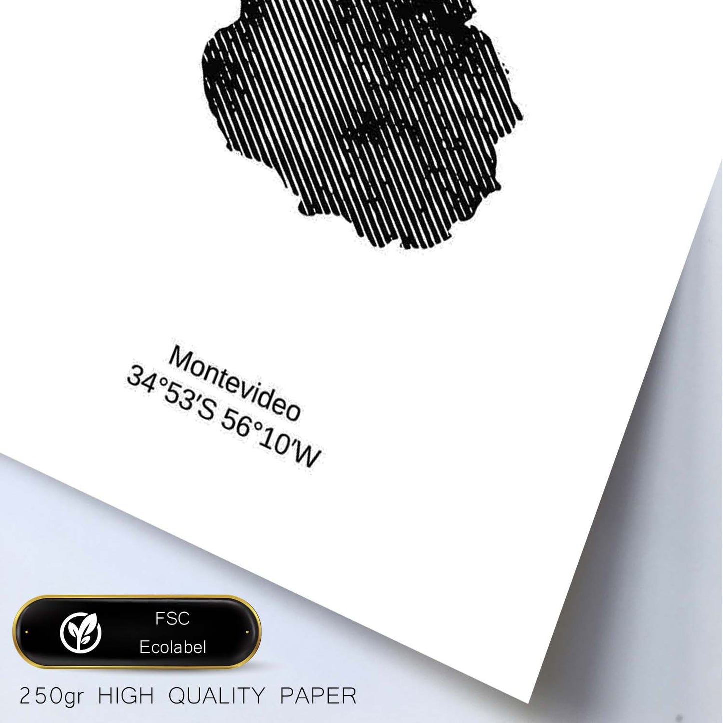Poster de Uruguay. Láminas de paises y continentes del mundo.-Artwork-Nacnic-Nacnic Estudio SL