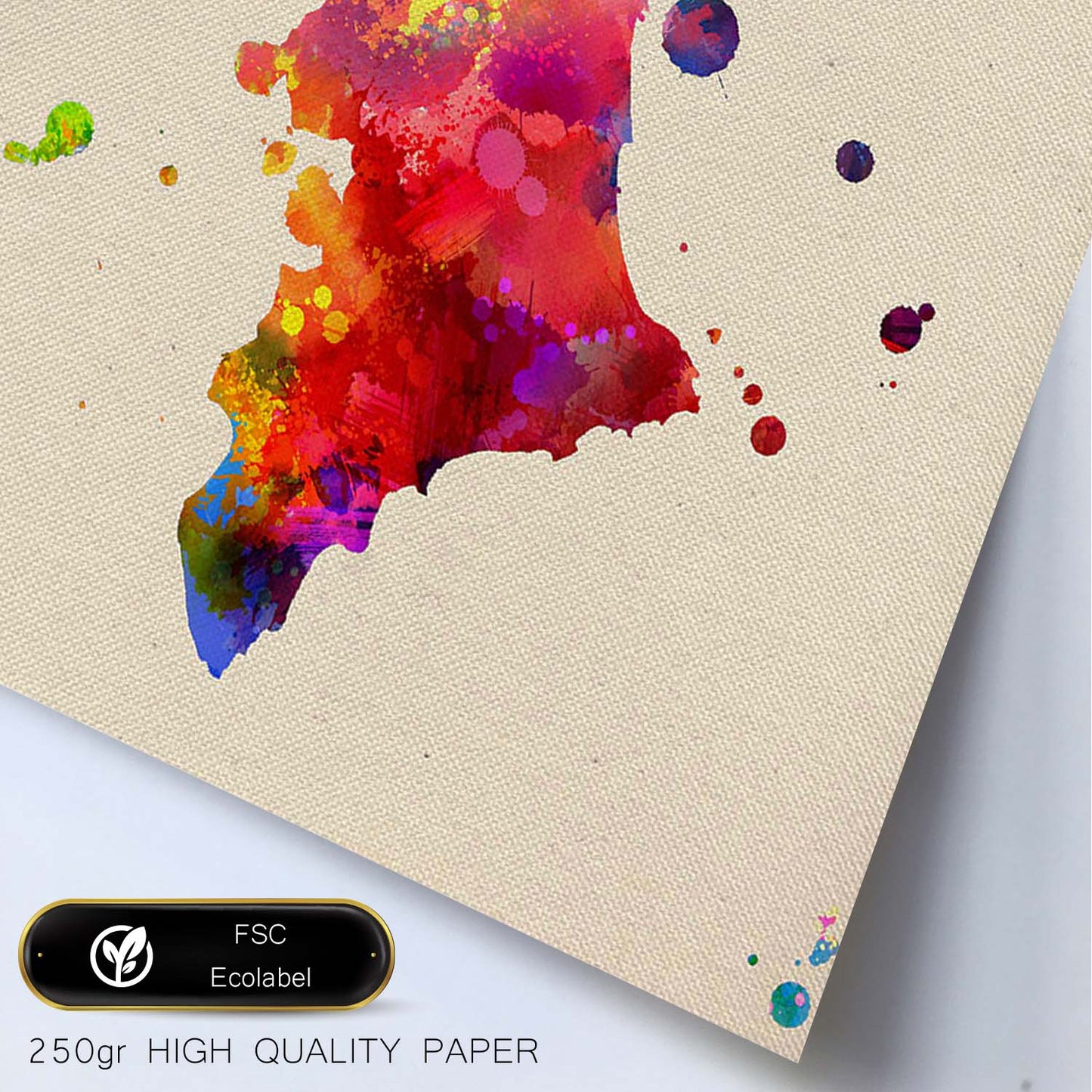 Poster de Valencia. Láminas e ilustraciones de ciudades, comunidades, y mapas de España.-Artwork-Nacnic-Nacnic Estudio SL