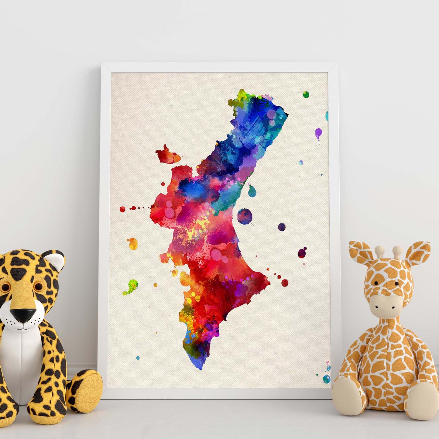 Poster de Valencia. Láminas e ilustraciones de ciudades, comunidades, y mapas de España.-Artwork-Nacnic-Nacnic Estudio SL
