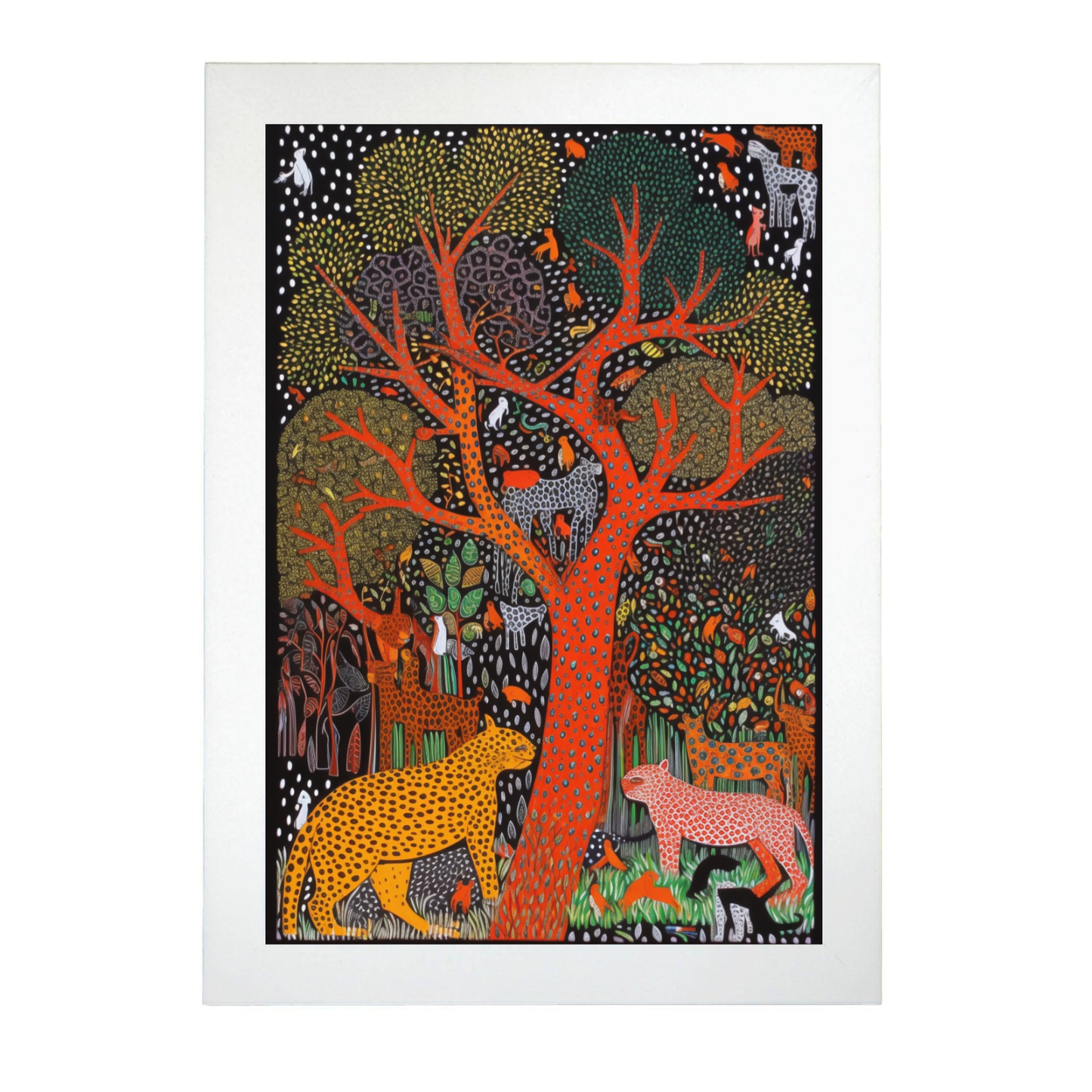 Poster de Yayoi Kusama "Animales An"