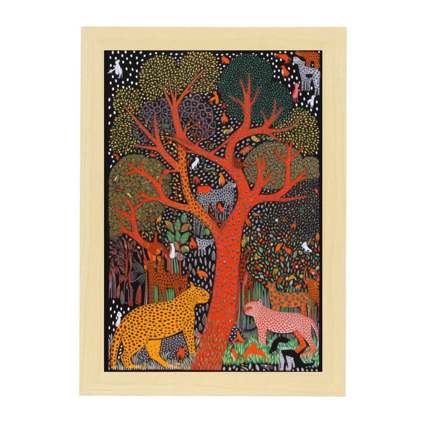 Poster de Yayoi Kusama "Animales An"