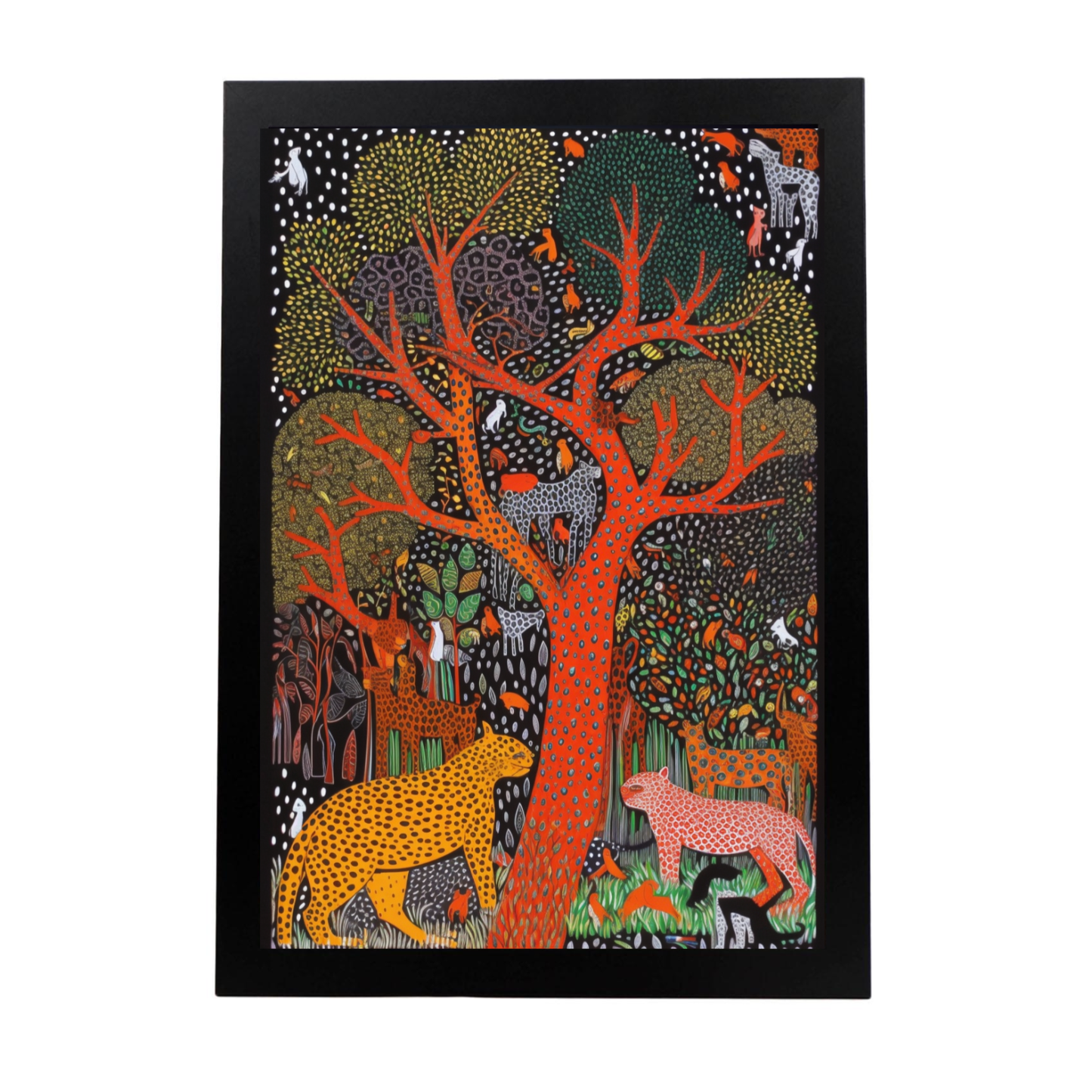 Poster de Yayoi Kusama "Animales An"