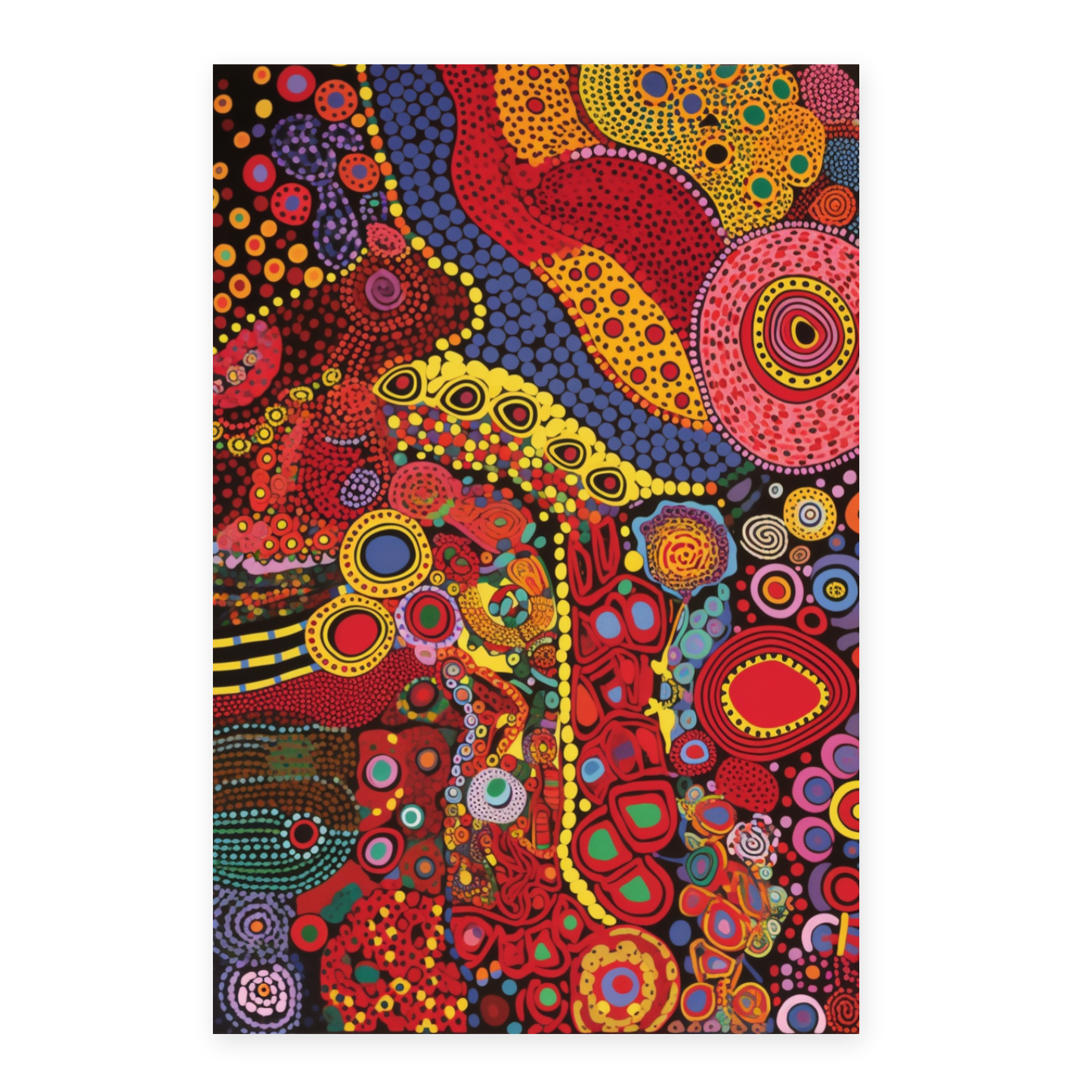 Lámina de Arte Yayoi Kusama