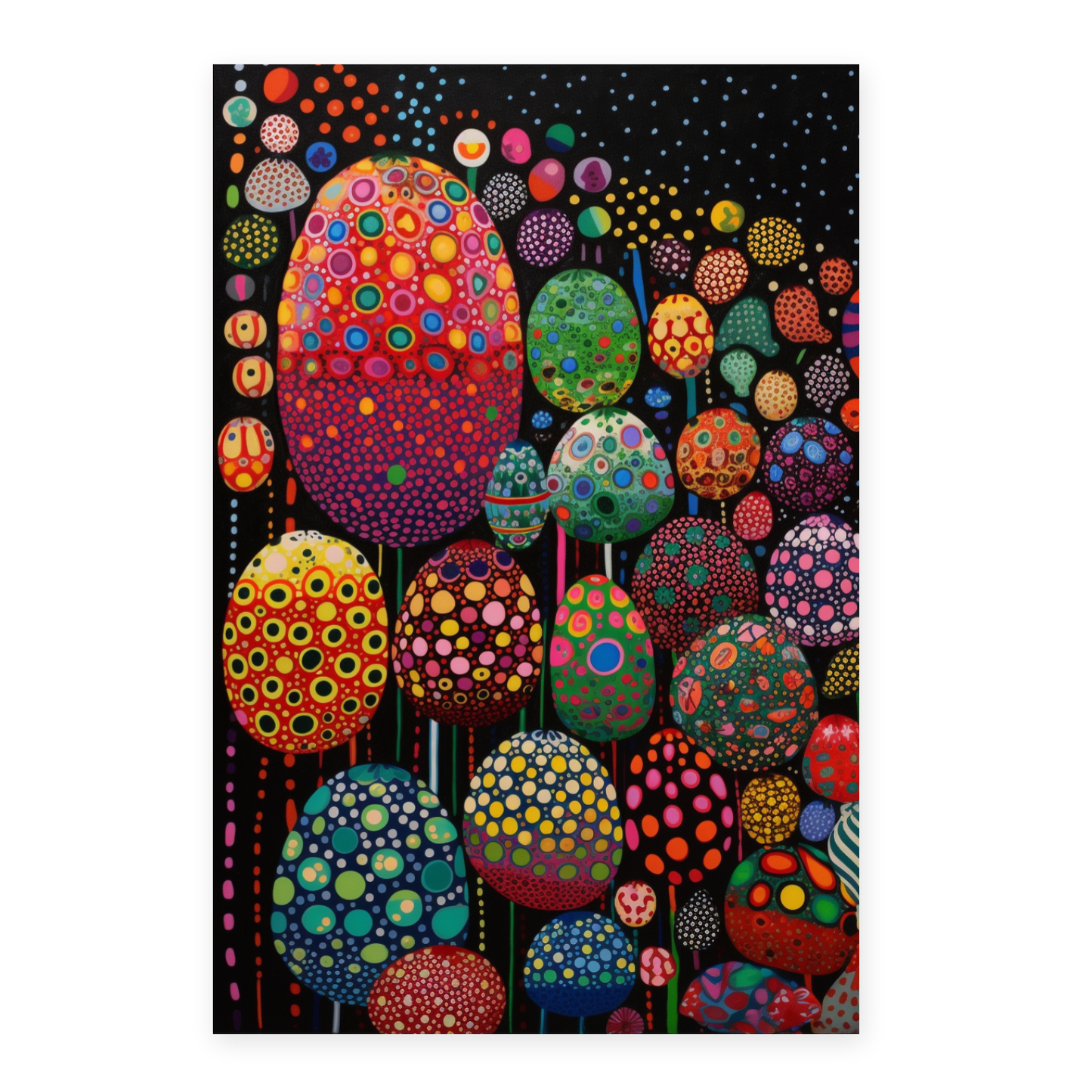Póster en 8k de Yayoi Kusama
