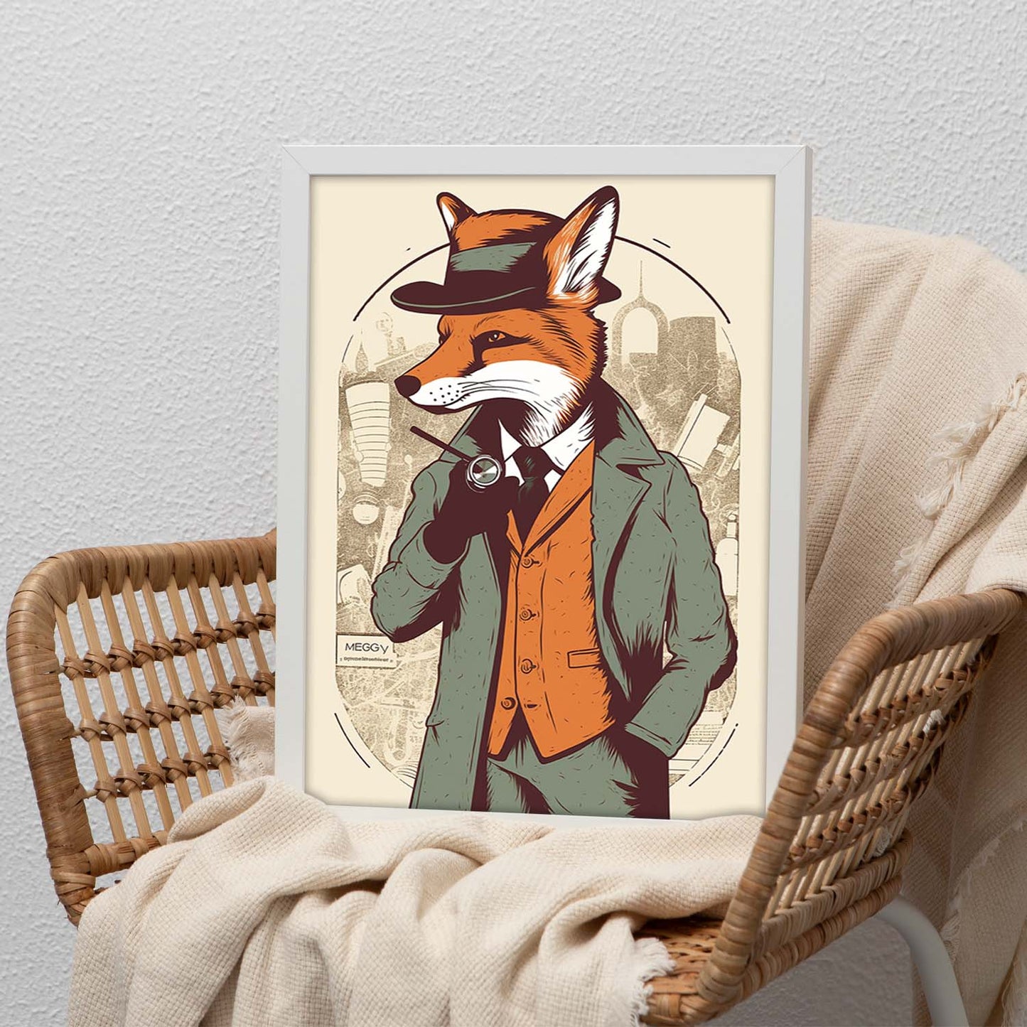Póster del Detective Zorro