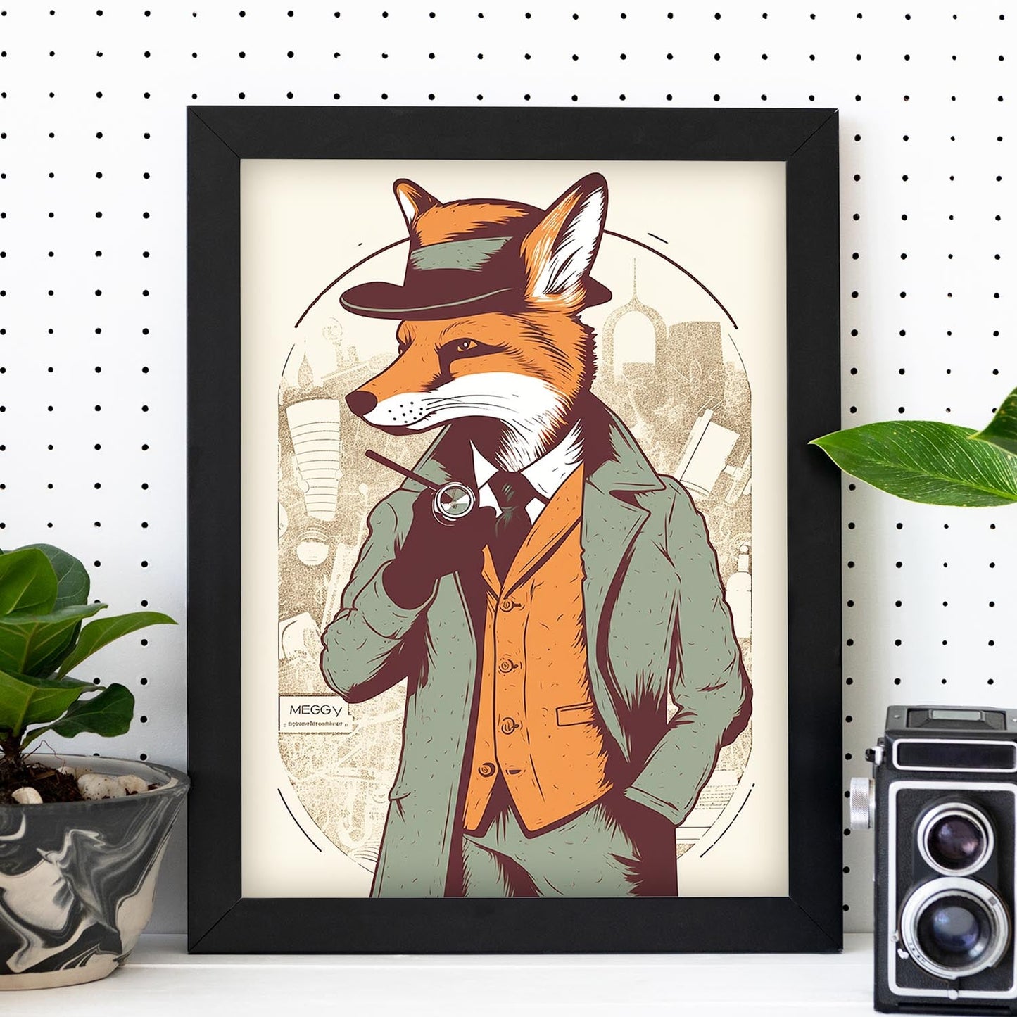 Póster del Detective Zorro