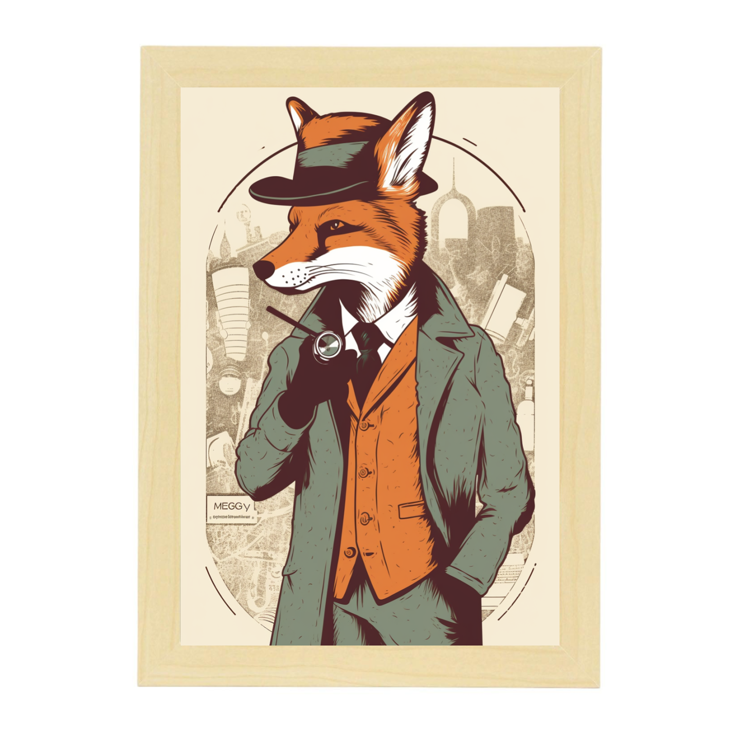 Póster del Detective Zorro