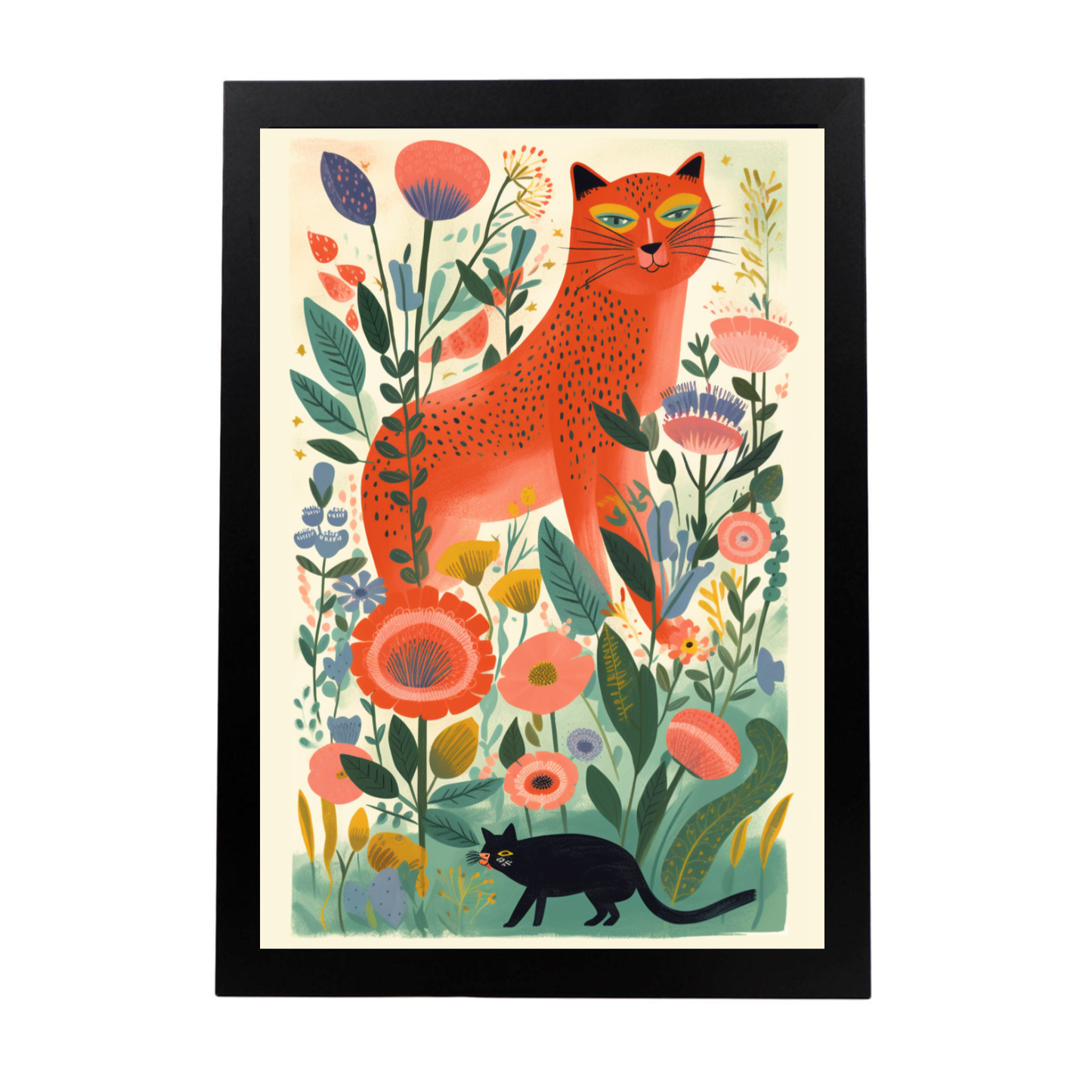 Póster de Día de las Madres con Ilustración DTG