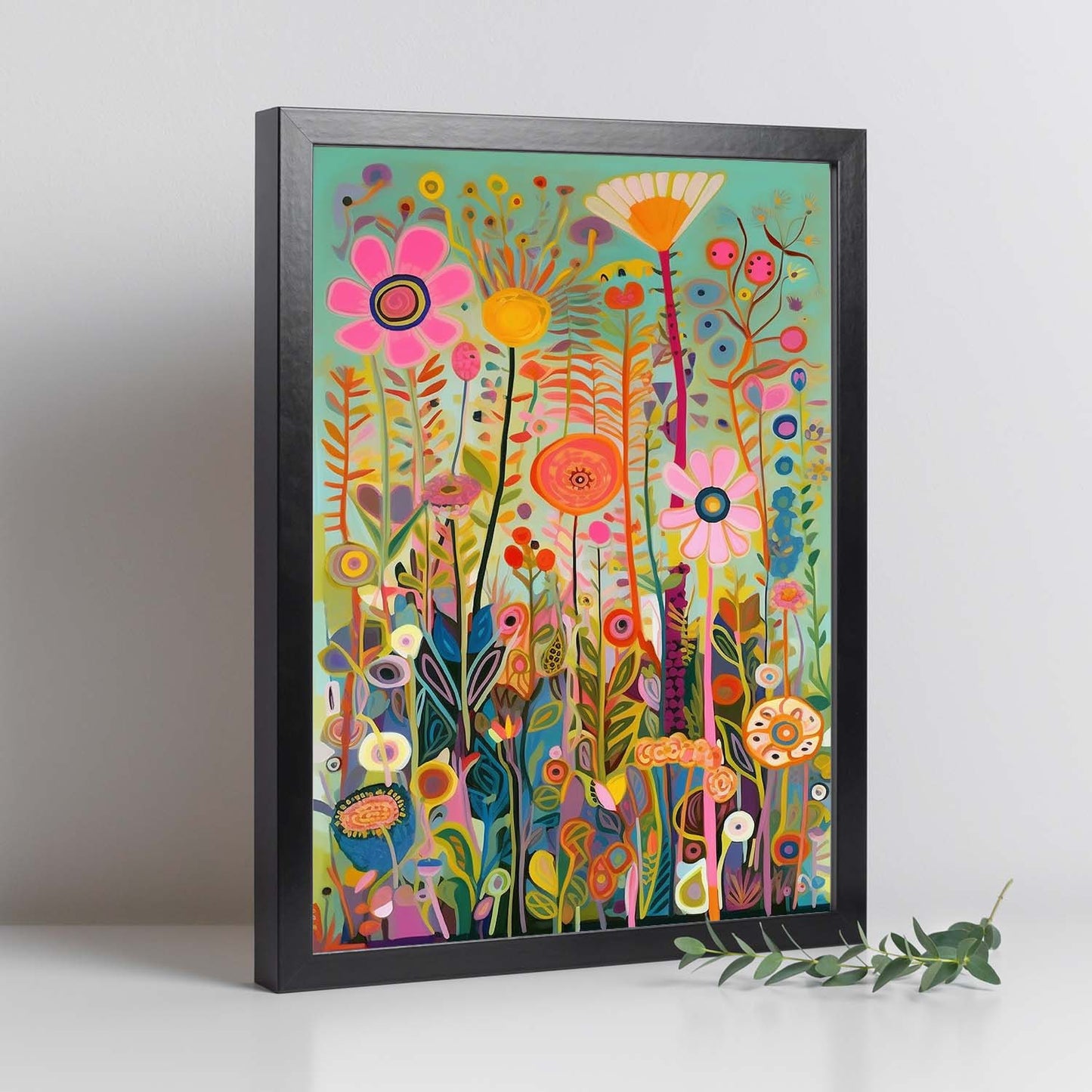 Poster del Jardín con O en Movimiento