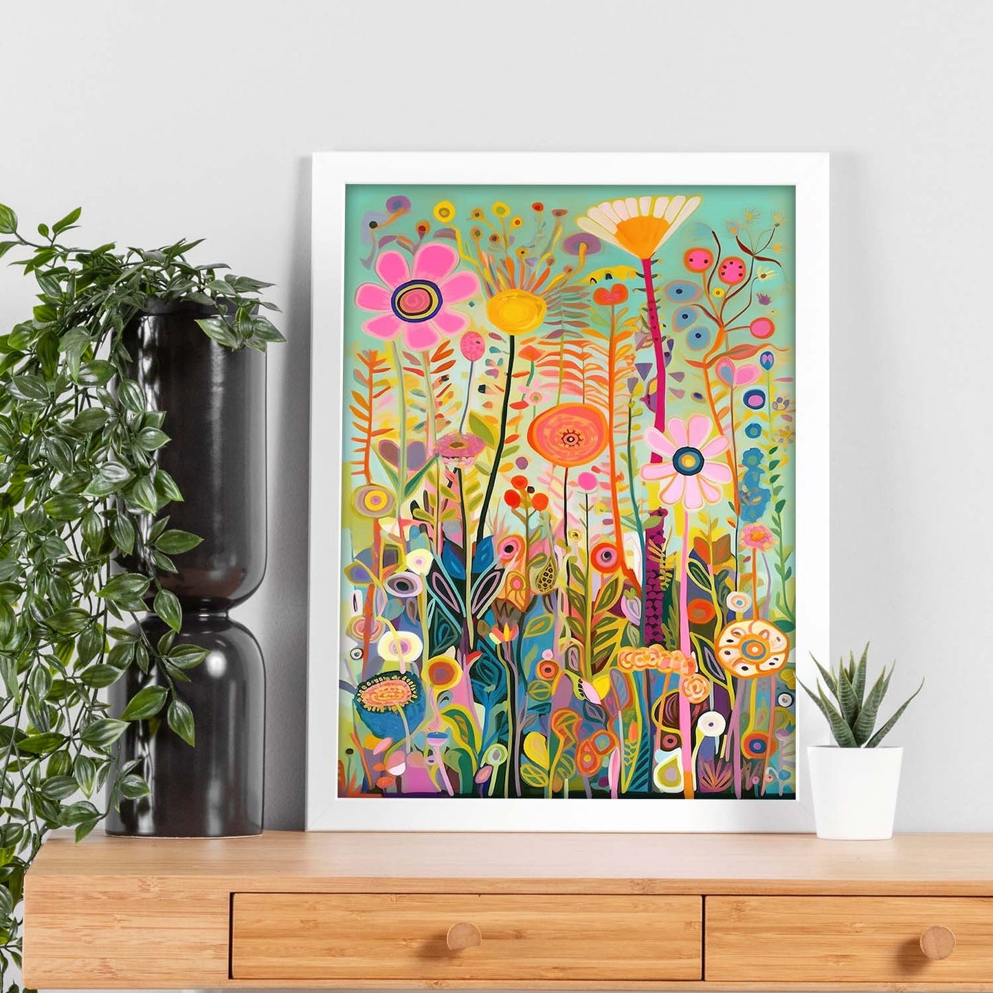 Poster del Jardín con O en Movimiento