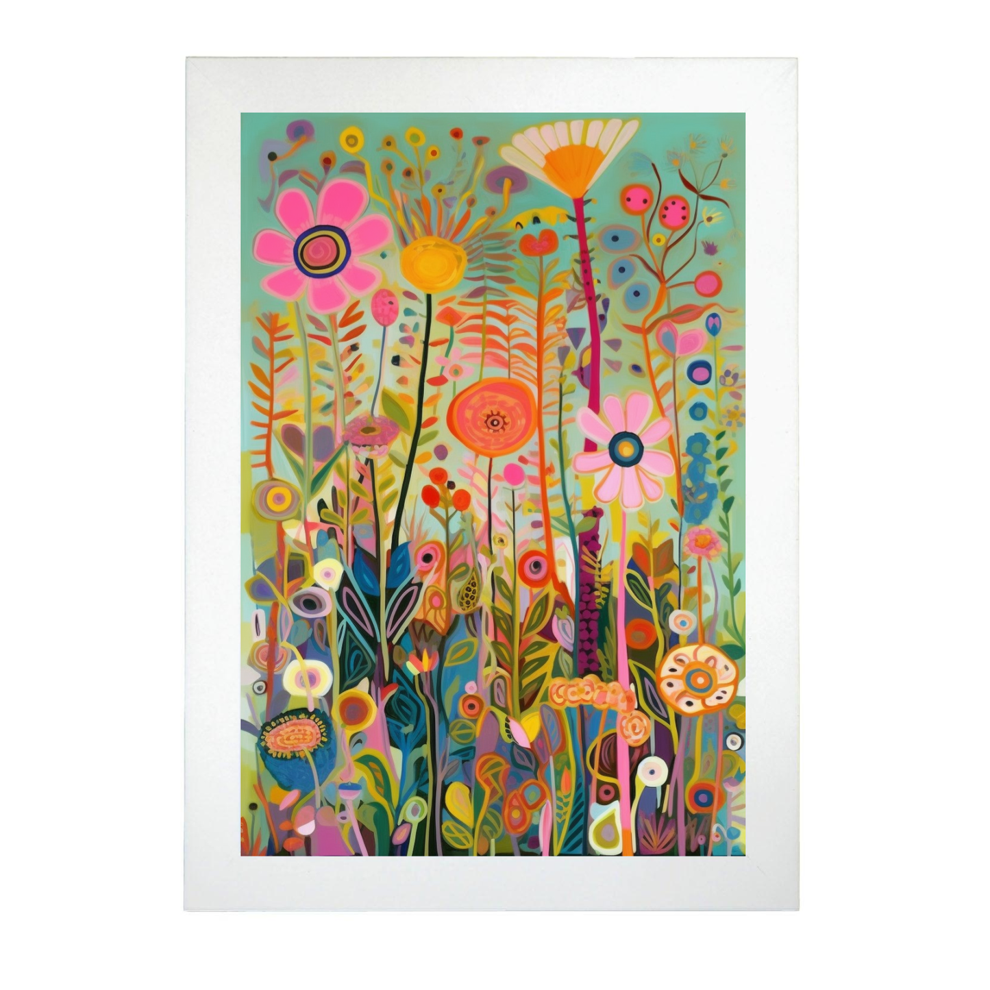 Poster del Jardín con O en Movimiento