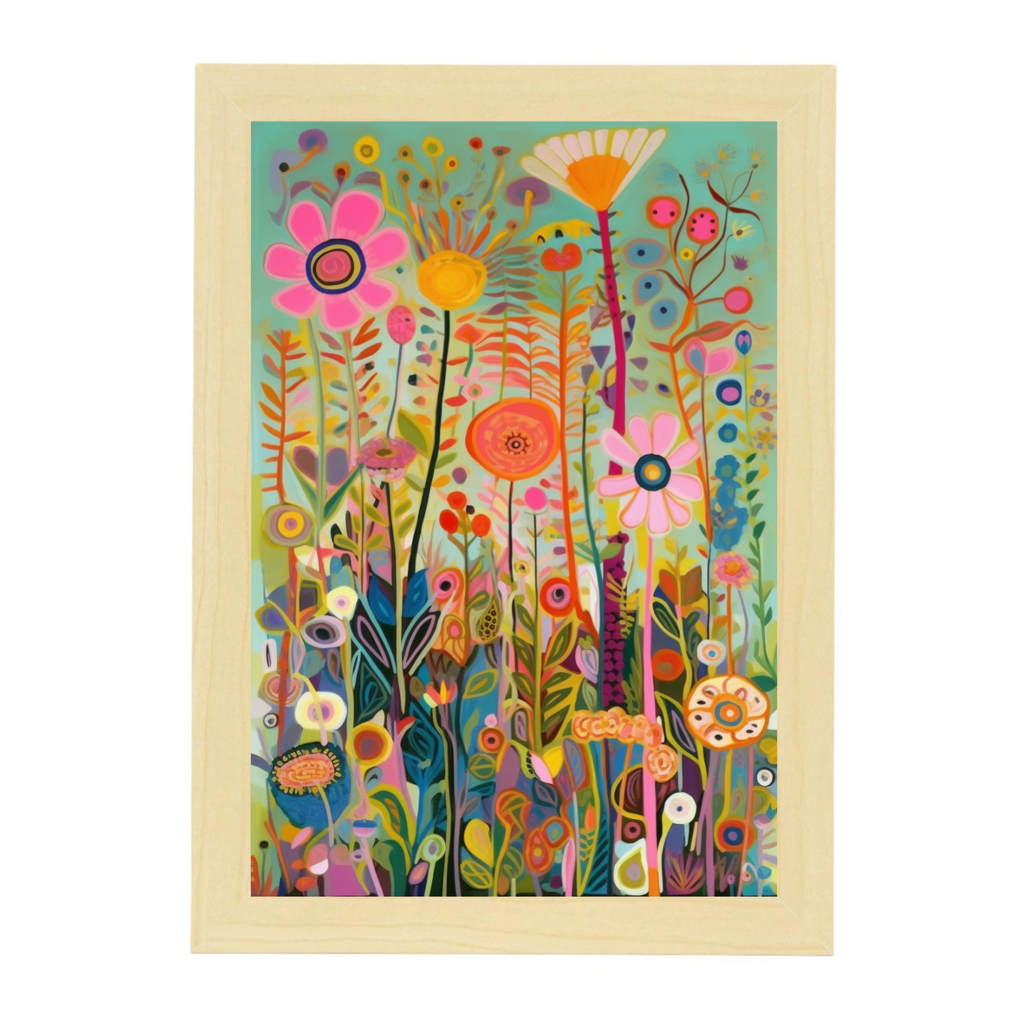 Poster del Jardín con O en Movimiento