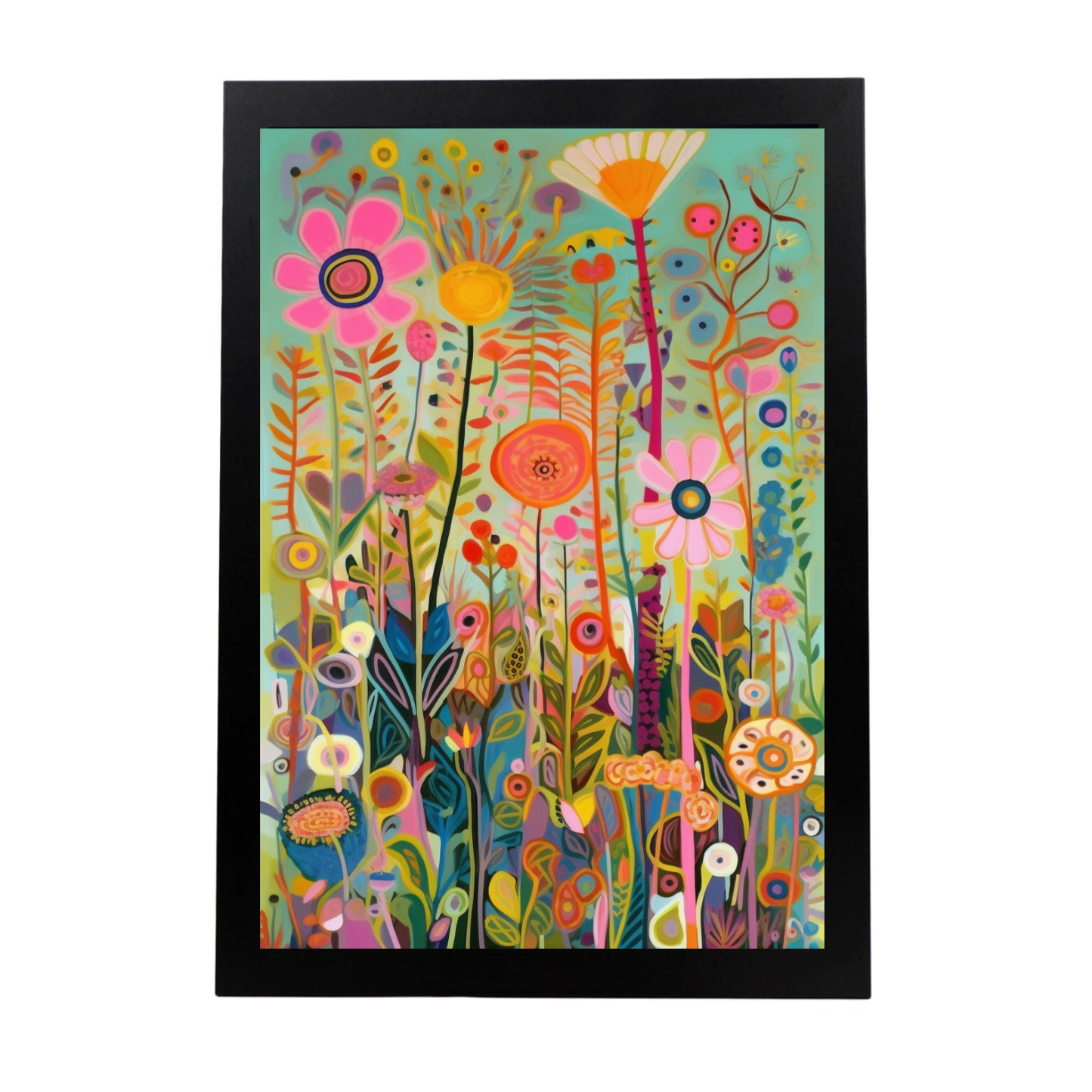 Poster del Jardín con O en Movimiento