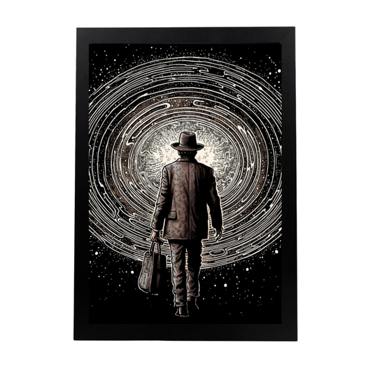 Lámina de Viajero del Tiempo con Sombrero