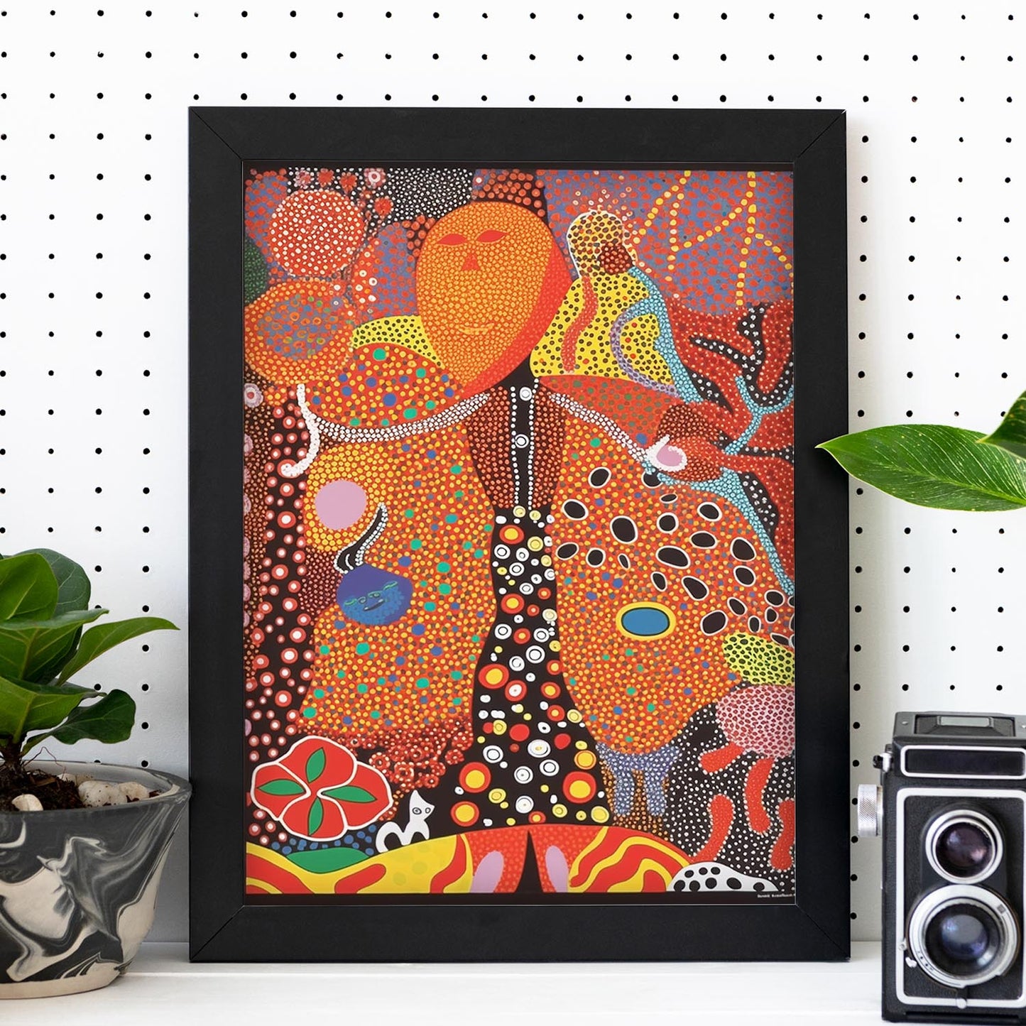 Póster Detallado de Naturaleza por Yayoi Kusama