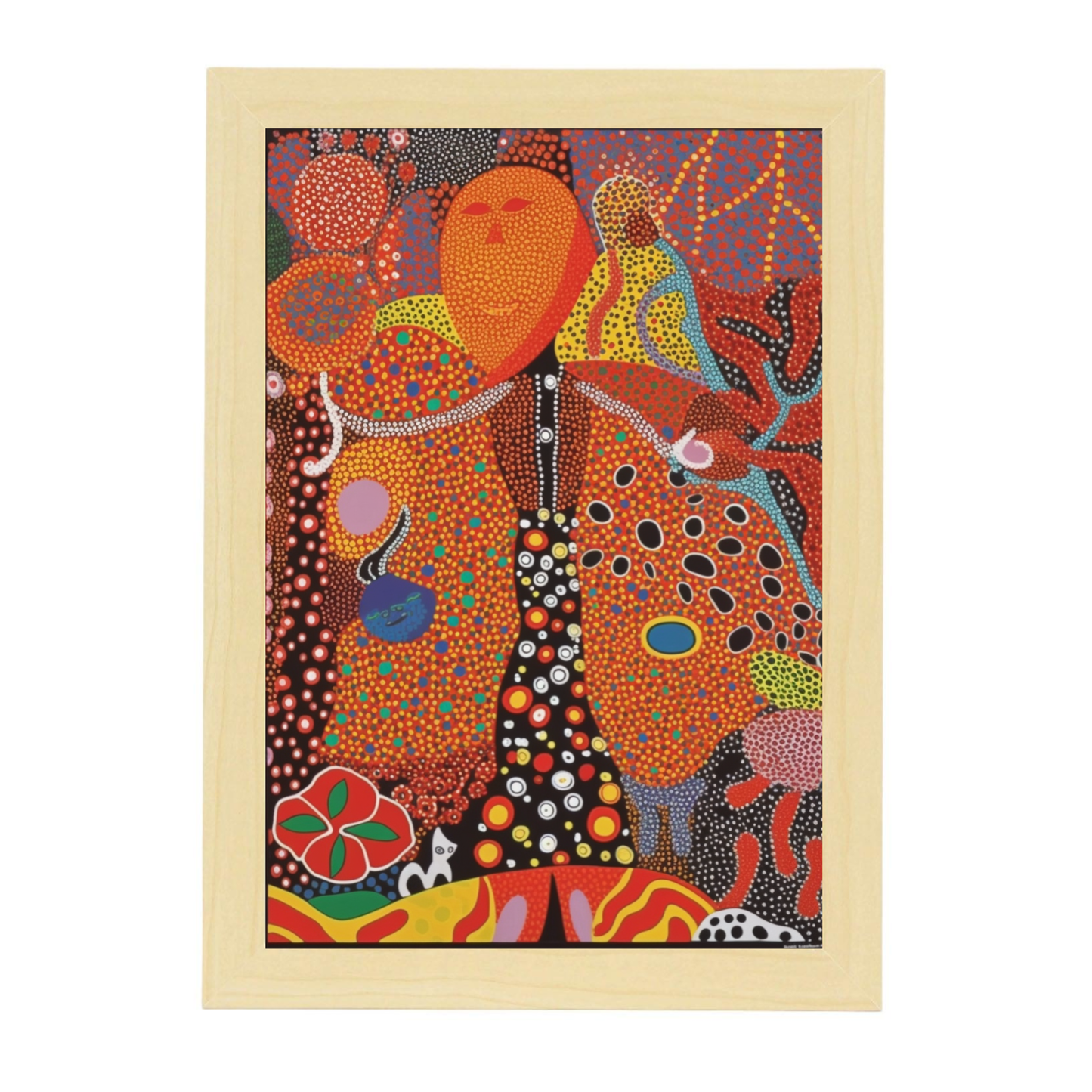 Póster Detallado de Naturaleza por Yayoi Kusama