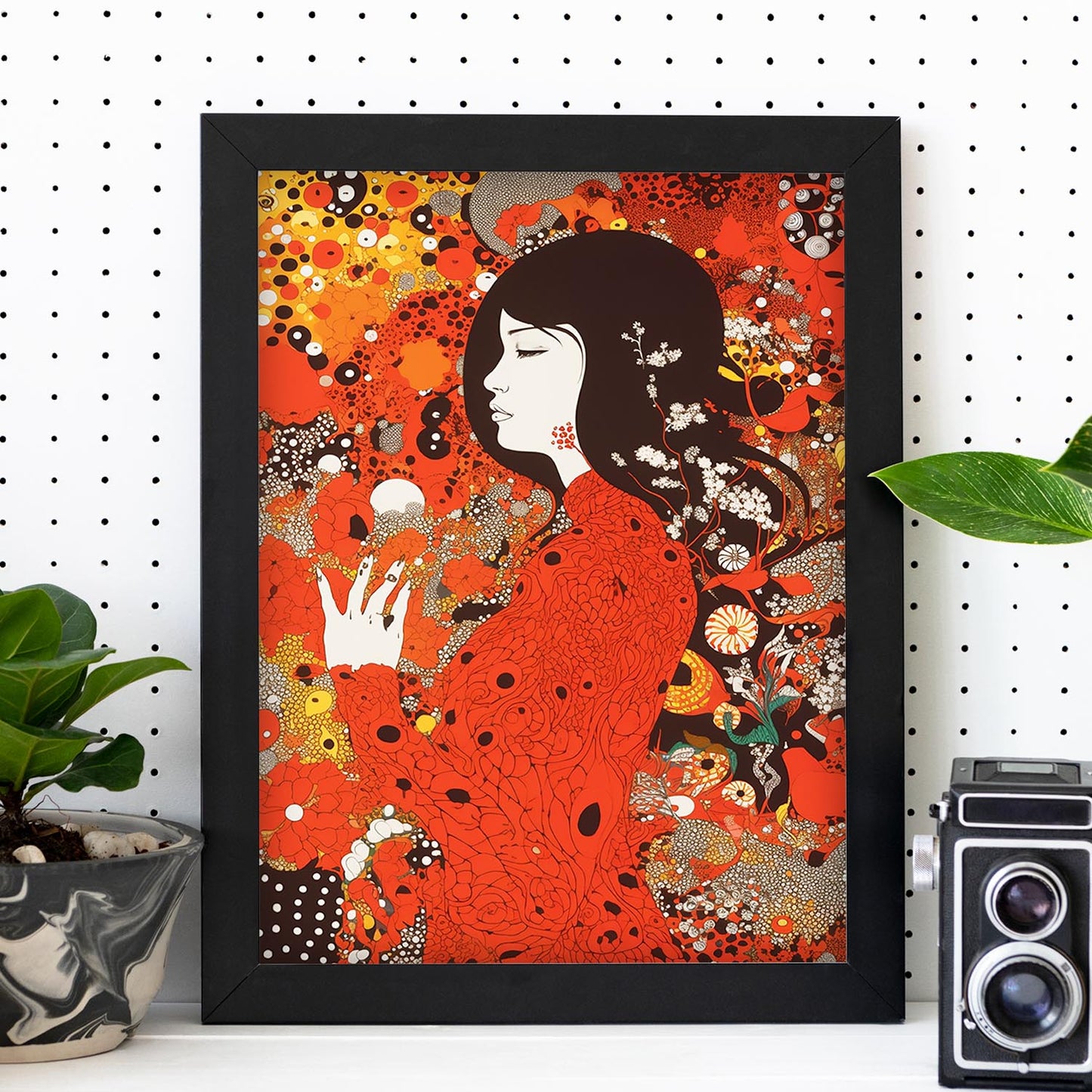 Póster Detalles en Abundancia de Yayoi Kusama