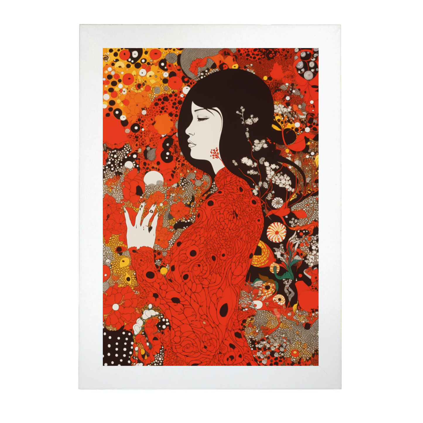 Póster Detalles en Abundancia de Yayoi Kusama