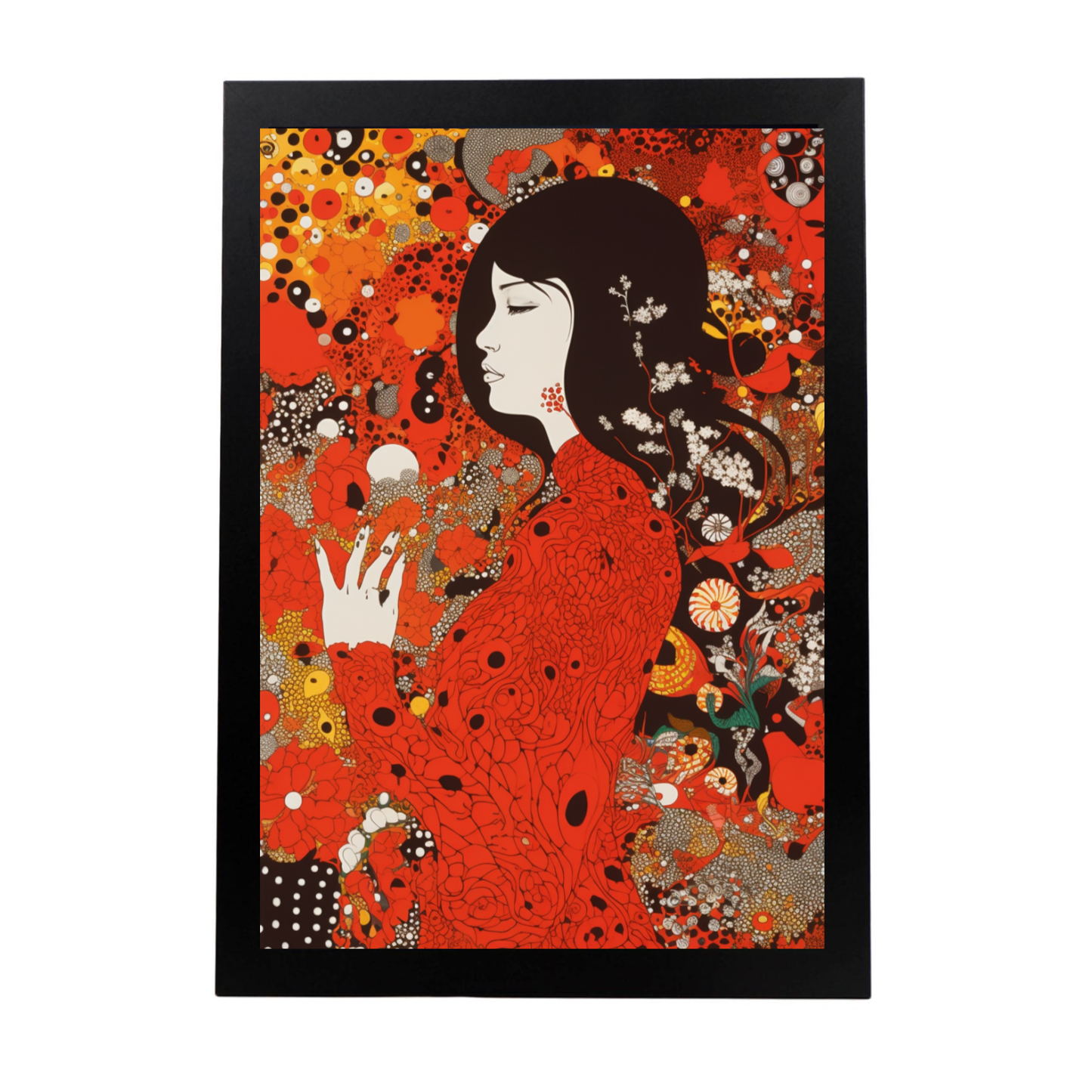 Póster Detalles en Abundancia de Yayoi Kusama