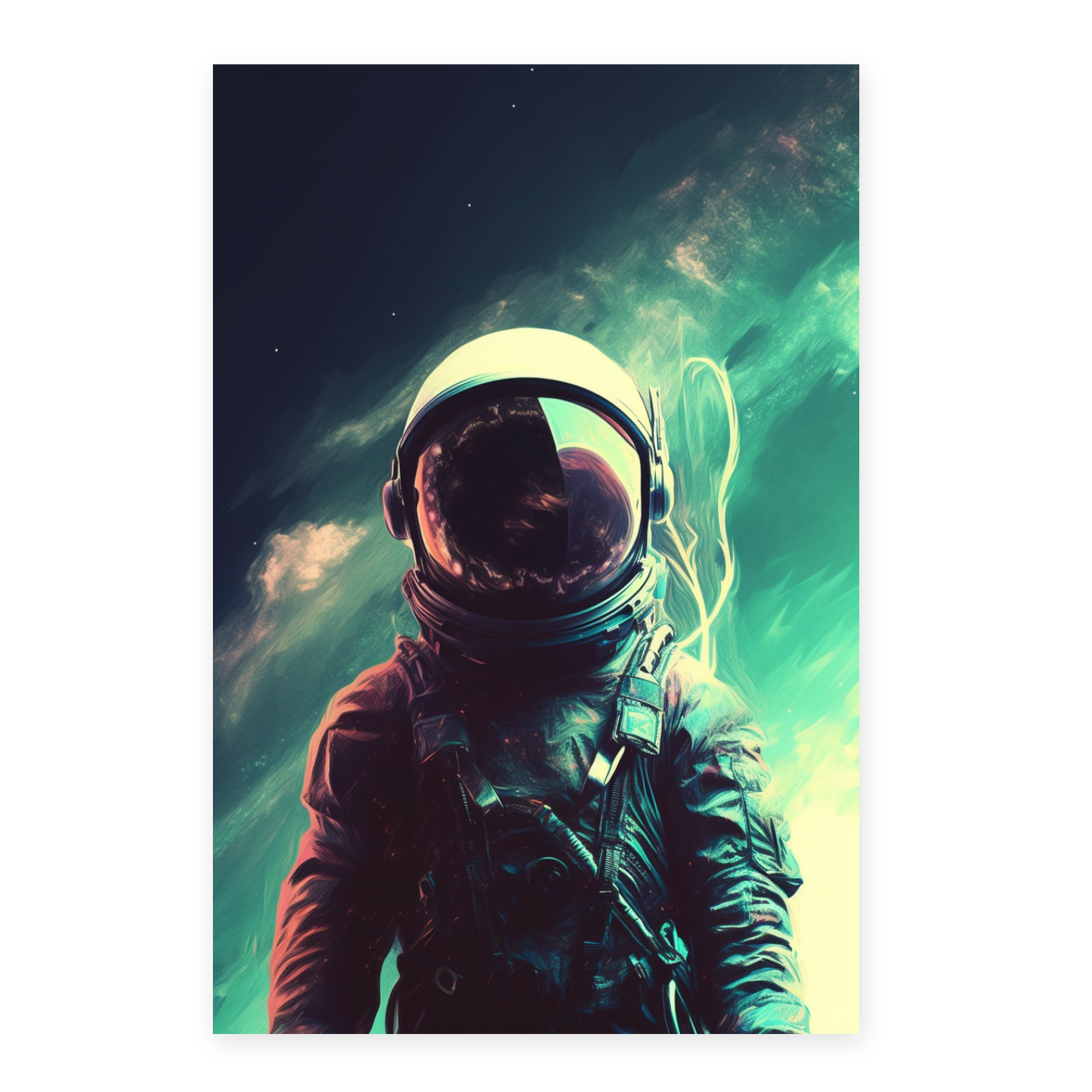 Póster Dios es un Astronauta