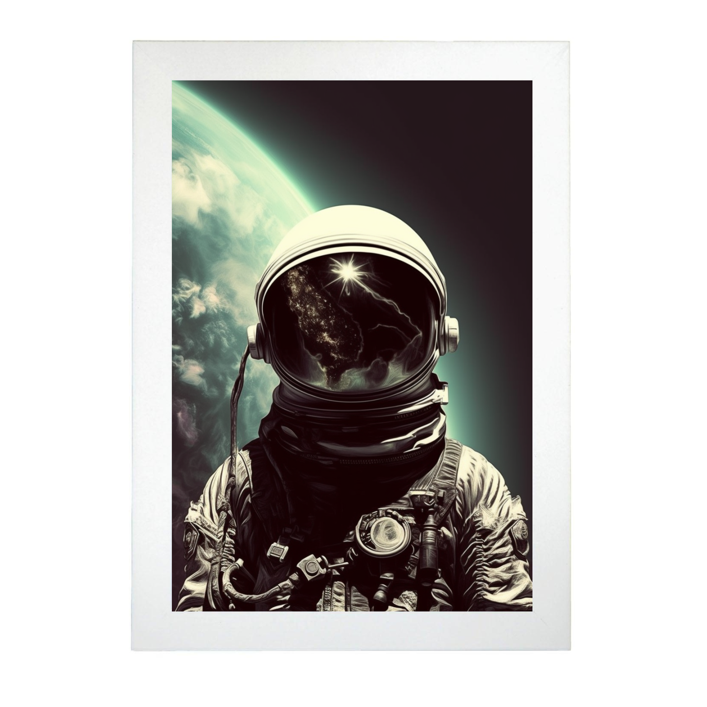 Póster Dios es un Astronauta