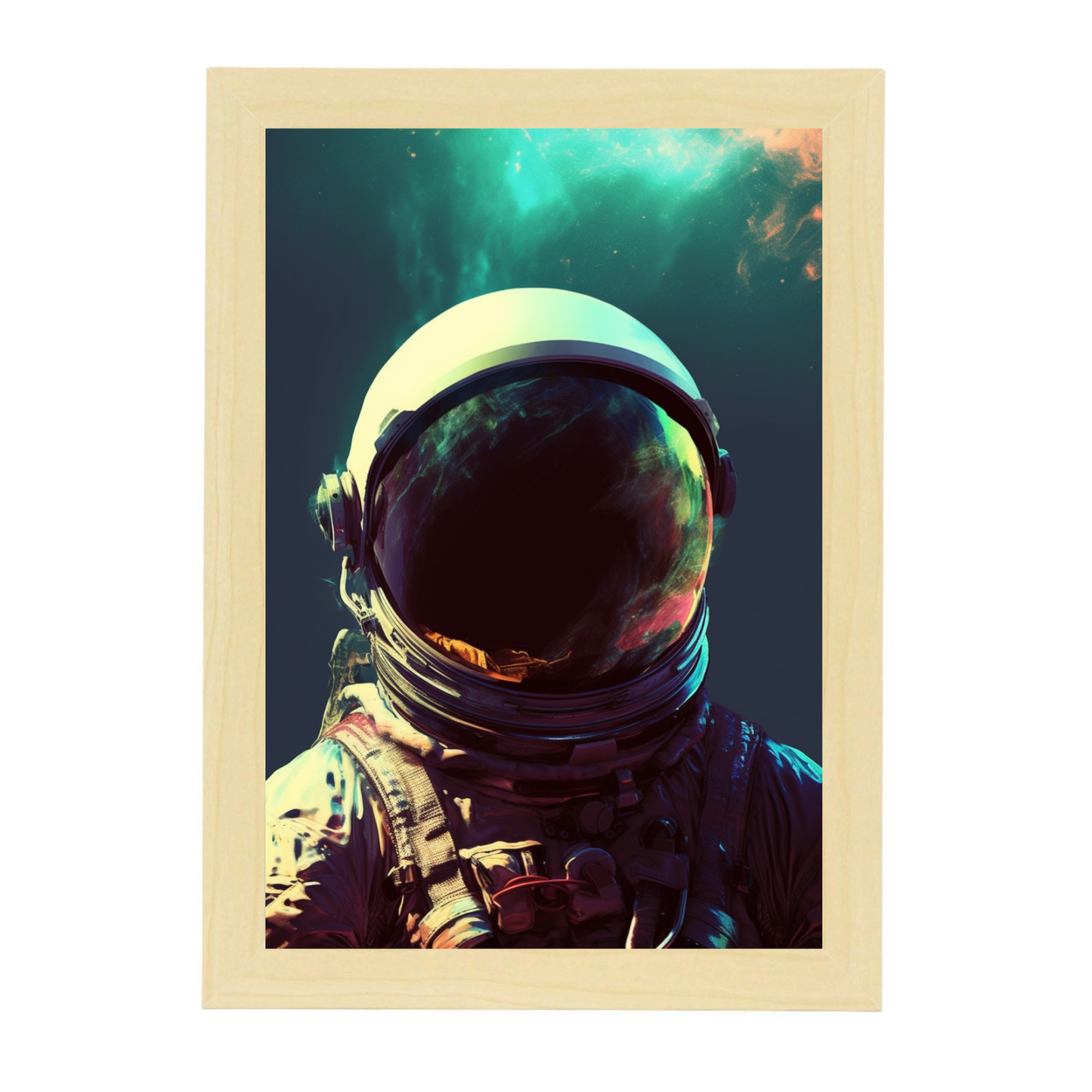 Póster: Explorando el Universo con Dios es un Astronauta