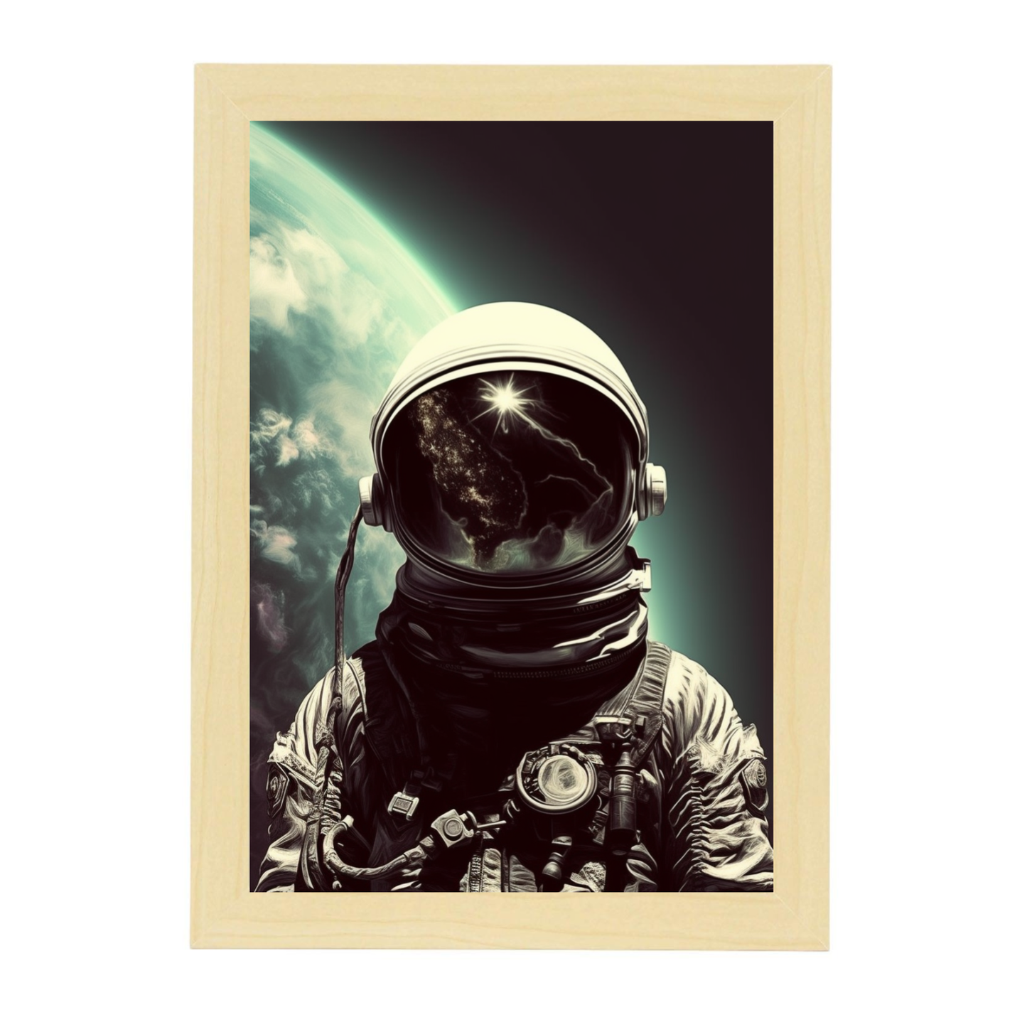 Póster Dios es un Astronauta