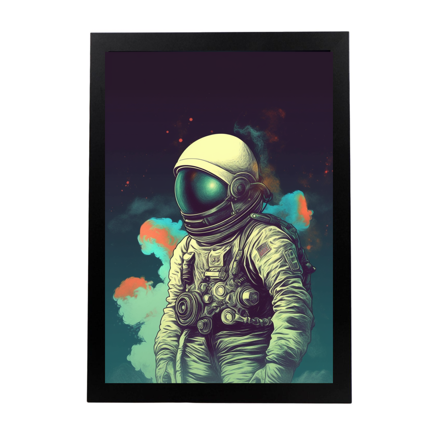 Póster Dios es un Astronauta