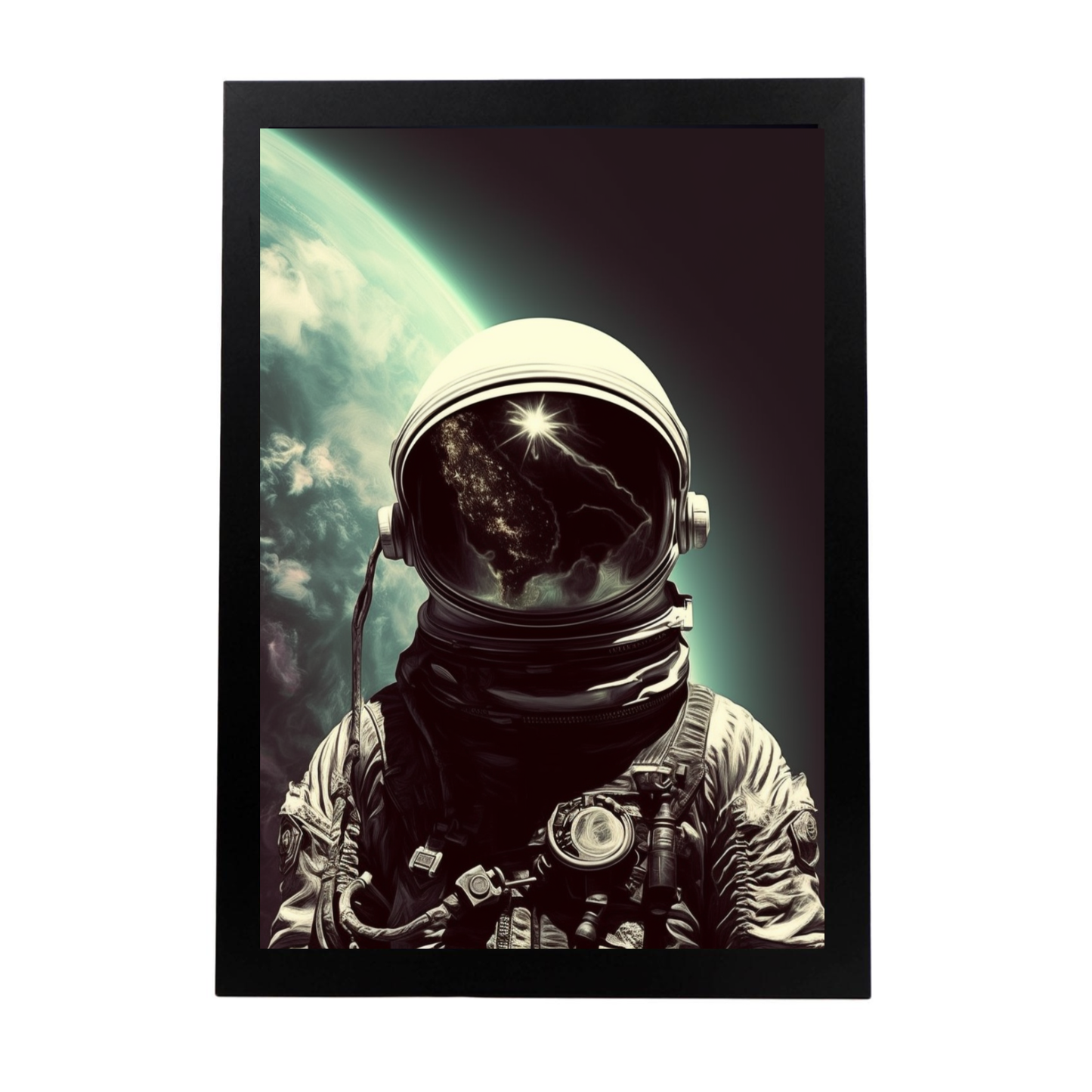 Póster Dios es un Astronauta