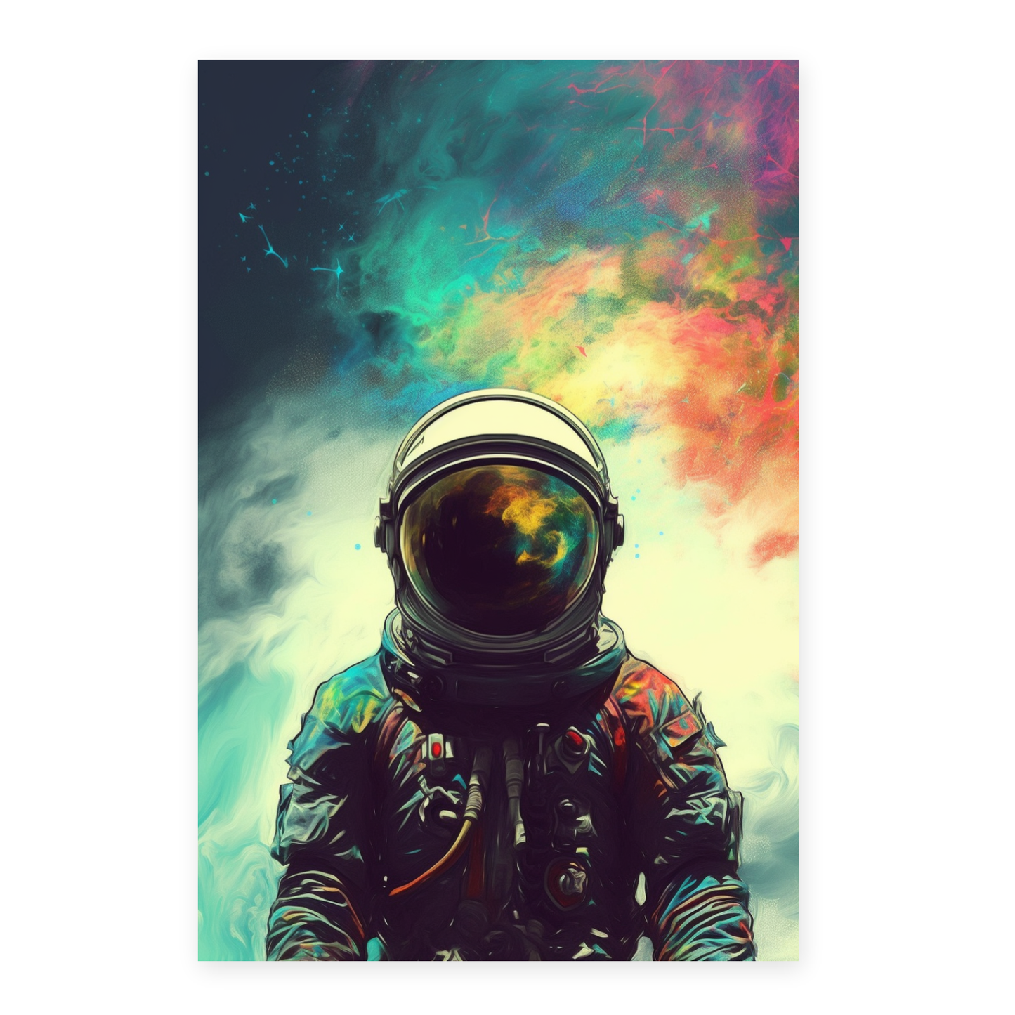 Póster Dios es un Astronauta de alta calidad hecho en España