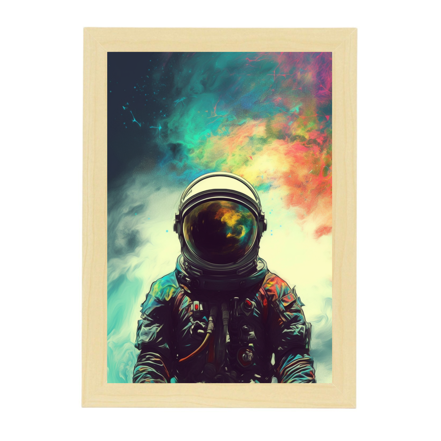 Póster Dios es un Astronauta de alta calidad hecho en España