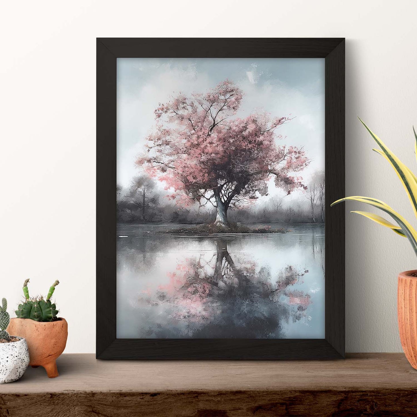Póster El Lirio Rojo Cherry de Geh Cheng